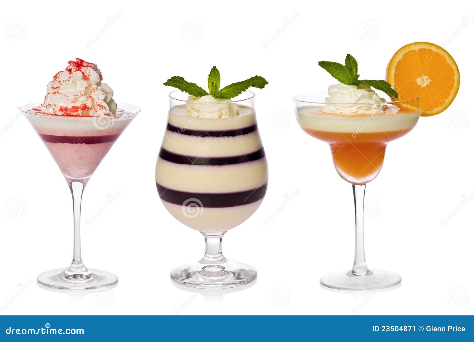 Fruit Jello Parfaits stock image. Image of pudding, cheesecake 23504871
