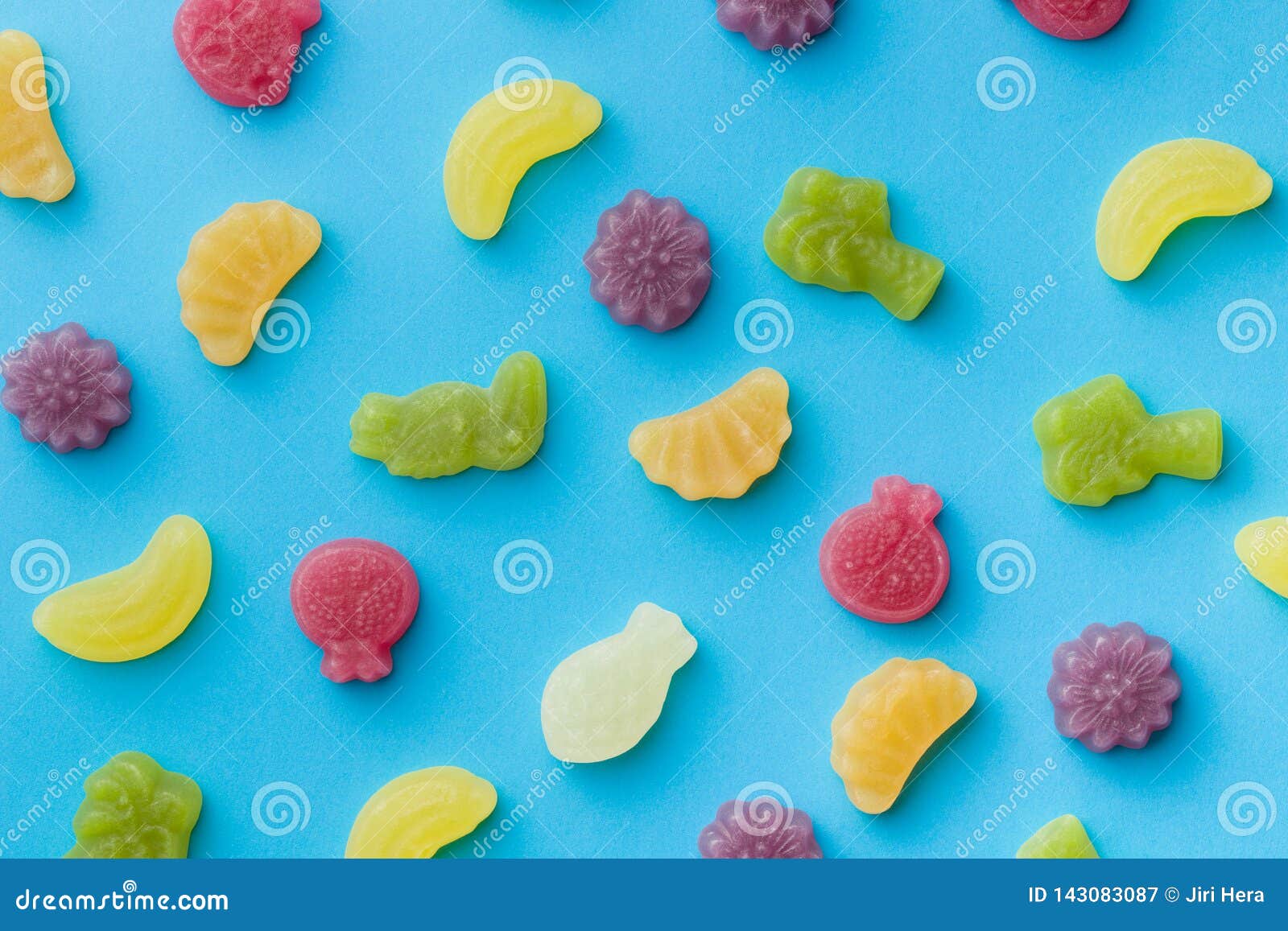 Fruit jelly candies stock image. Image of fruit, jelly - 143083087