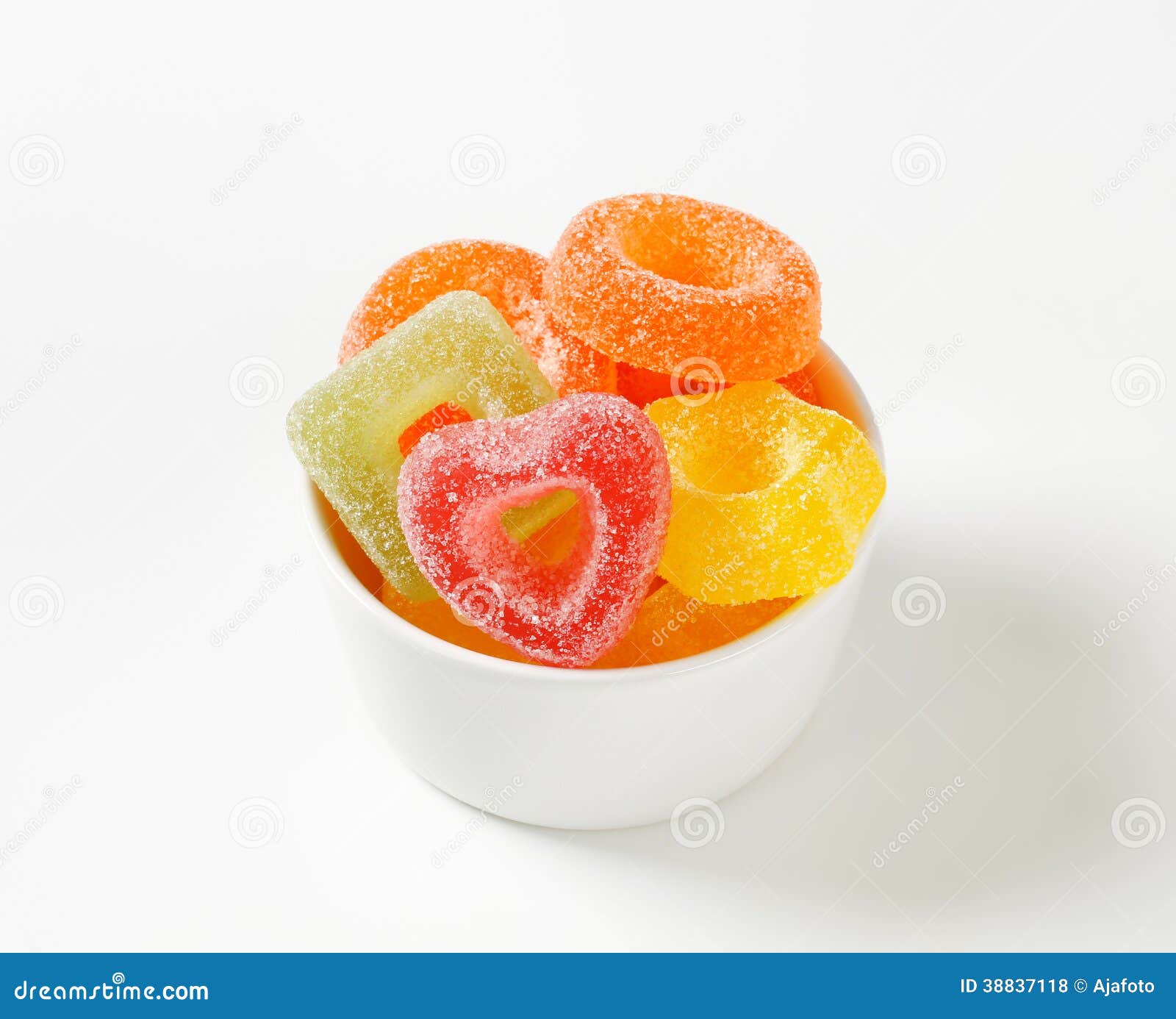Fruit jelly candy stock photo. Image of granulated, flavour 38837118