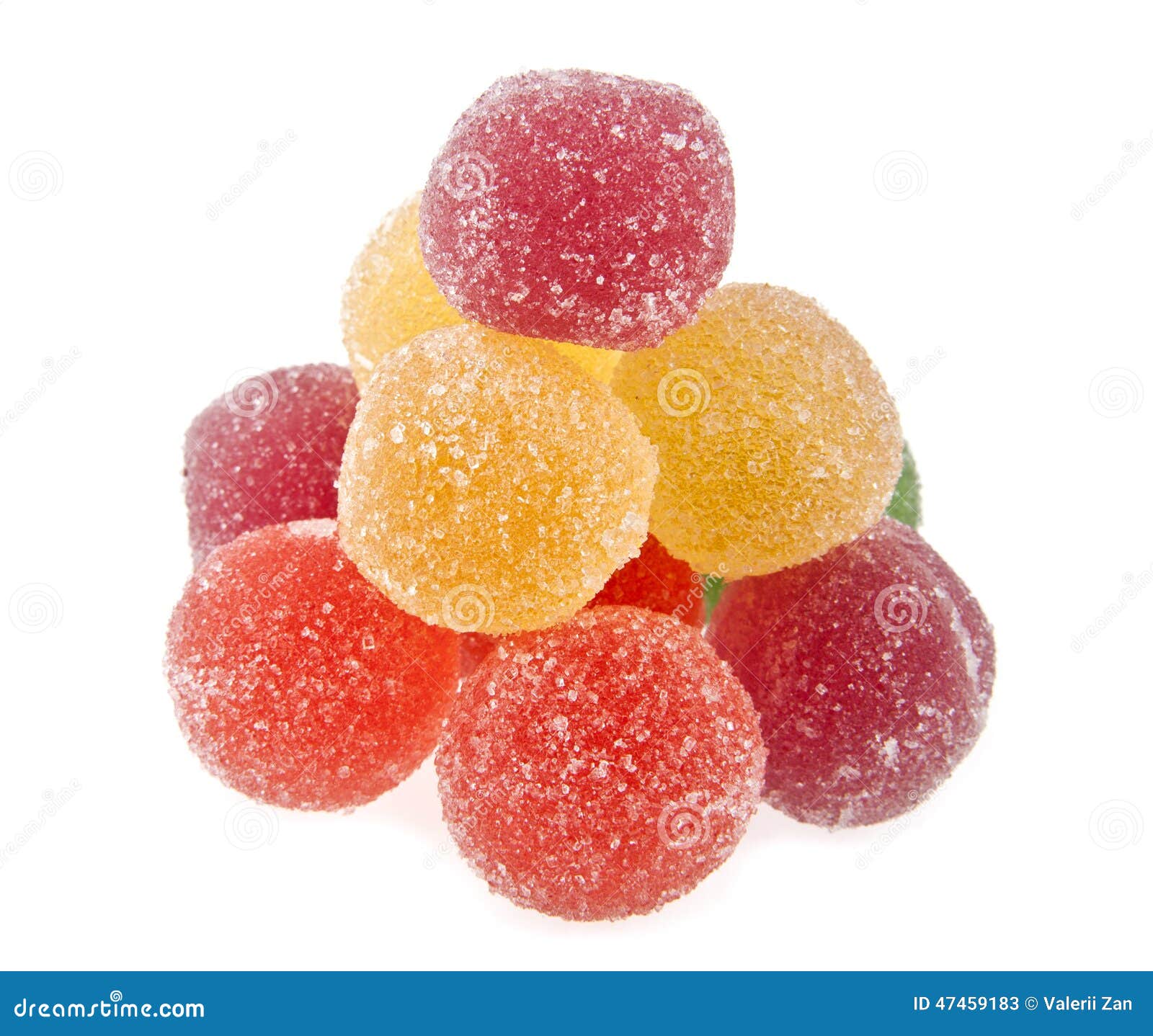 Fruit jelly colored balls stock image. Image of closeup 47459183