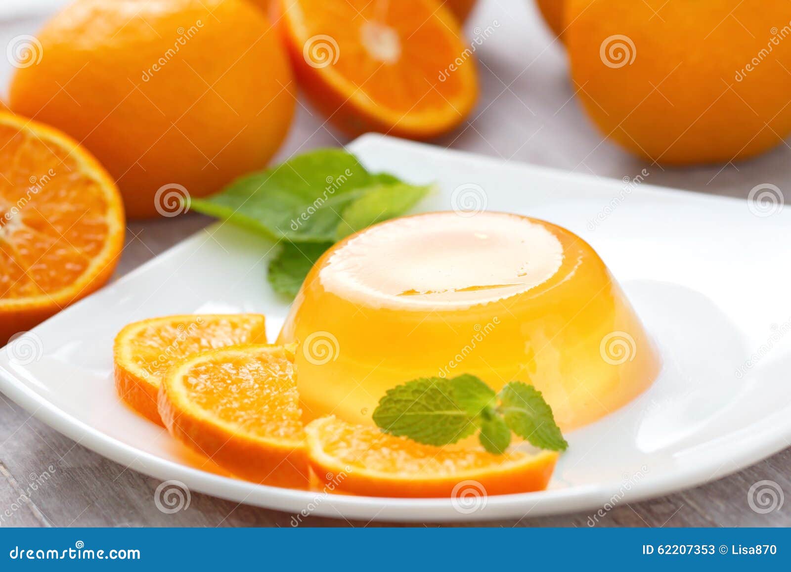 Fruit jelly with oranges stock image. Image of ingredient 62207353
