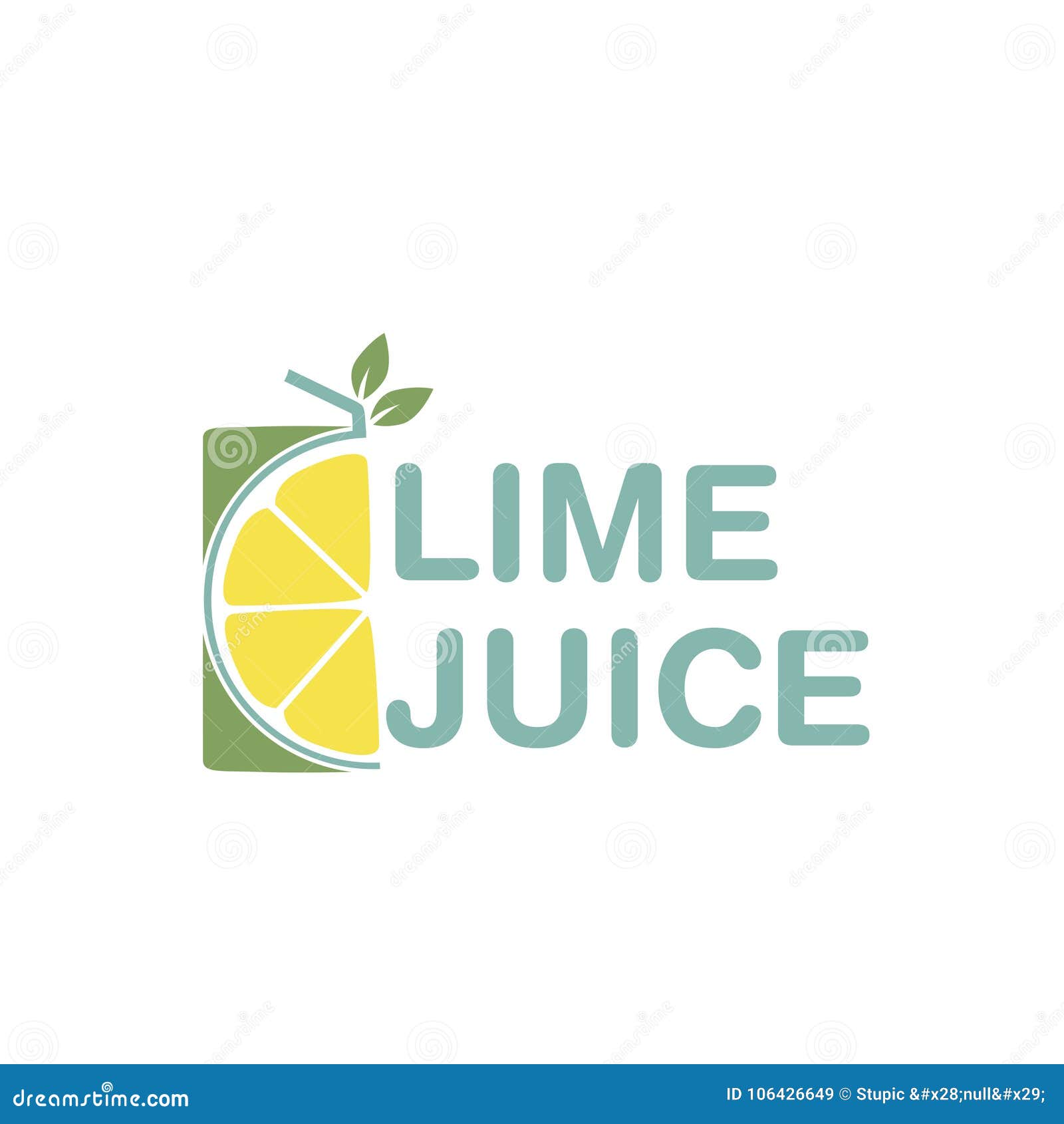 Fruit Juice Logo Vector Art Logo Template and Illustration Stock