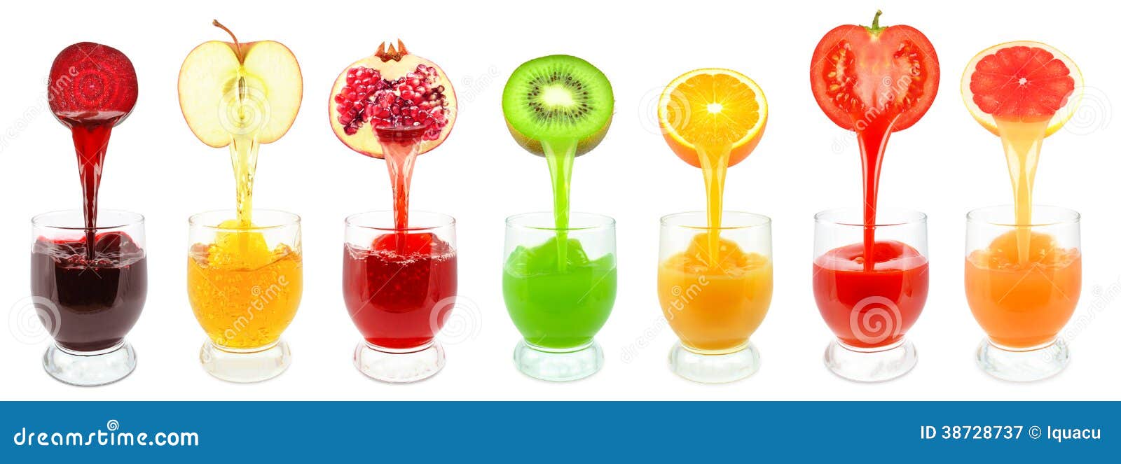 Fruit juices stock image. Image of diet, isolated, fruit 38728737