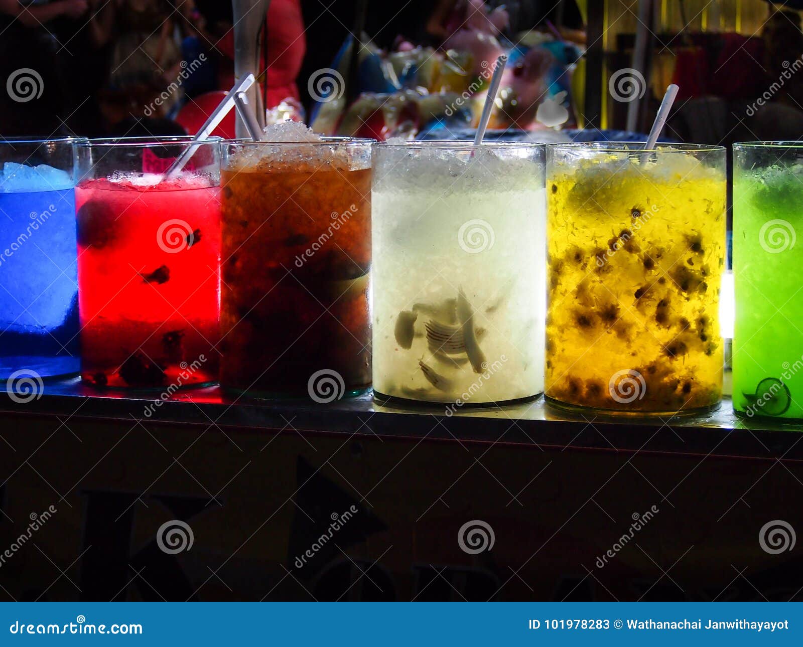 Fruit juices stock image. Image of drinking, blue, fruit 101978283