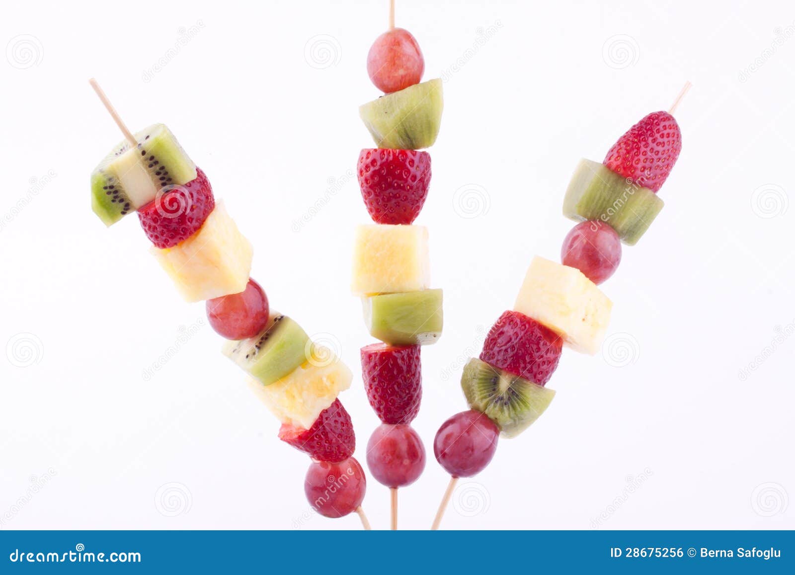 Fruit kebab stock photo. Image of good, nutrition, fresh 28675256