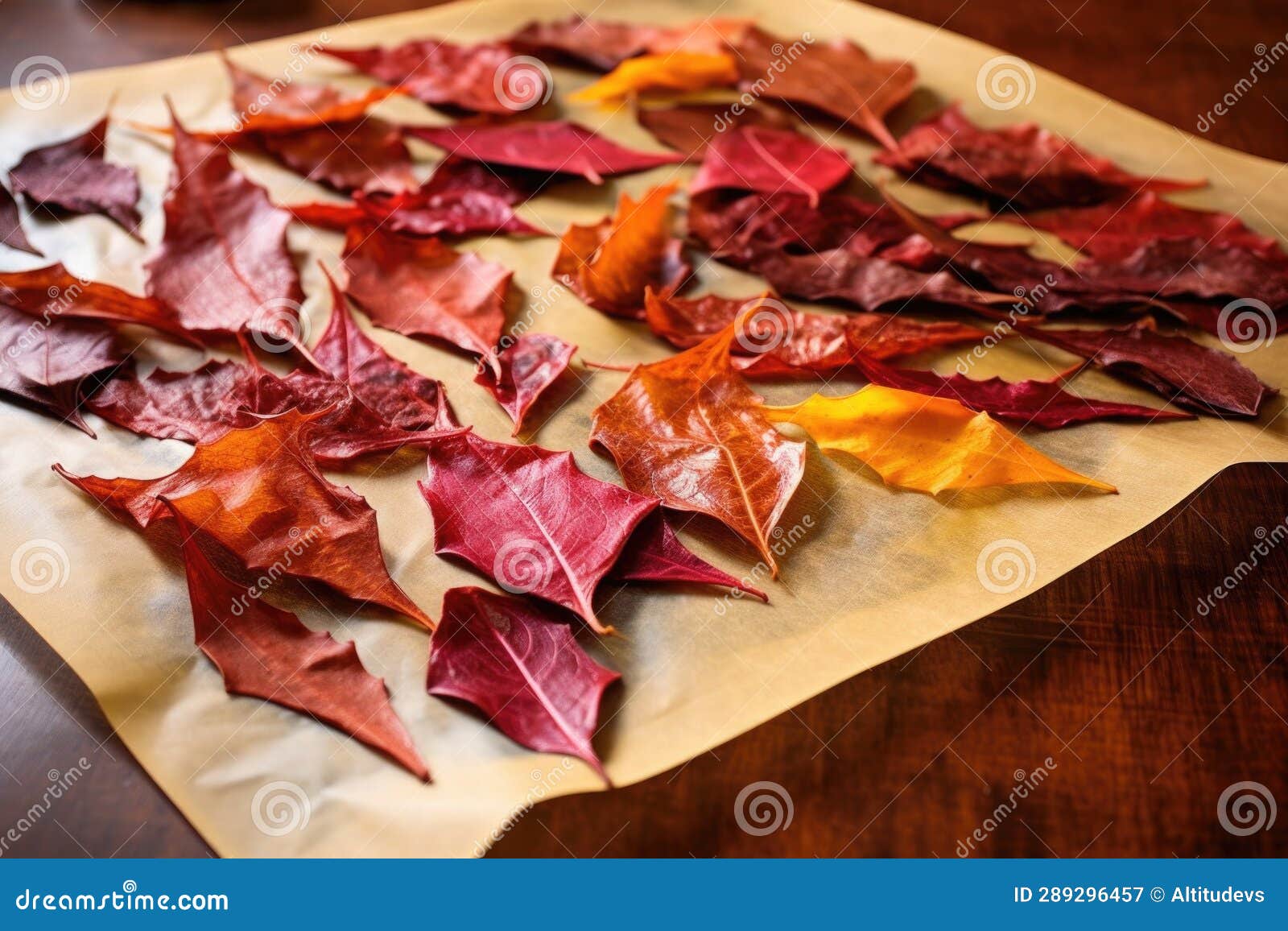 Fruit Leather Drying on Parchment Paper Stock Image Image of leather