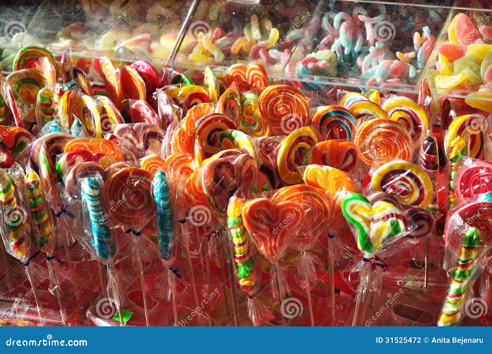 Fruit Lollipops stock photo. Image of appetizing, spiral 31525472