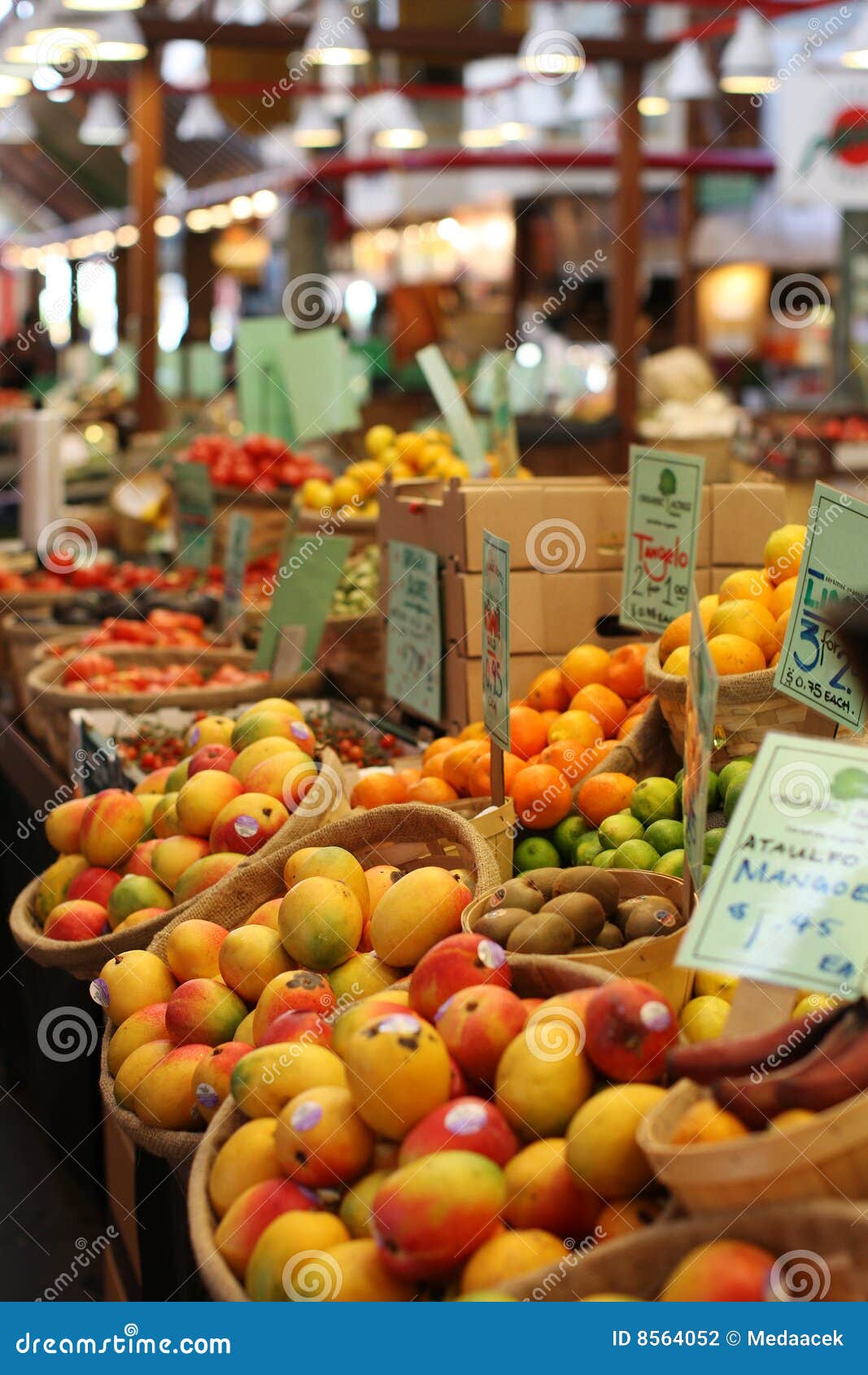 Fruit Market with Diverse Fruit Stock Photo Image of marketplace
