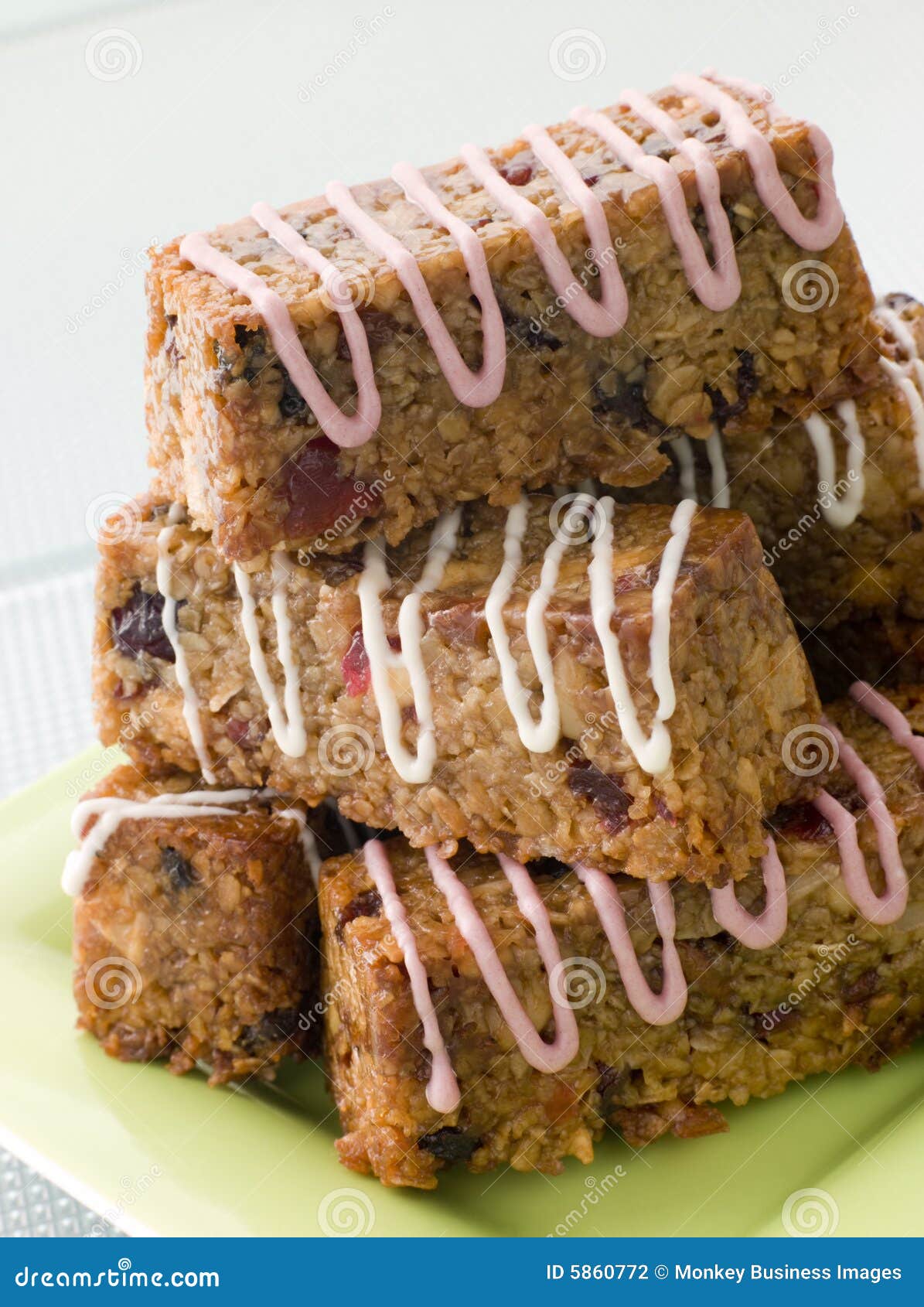 Fruit Nut and Chocolate Flapjack Barsa Stock Photo Image of cooking