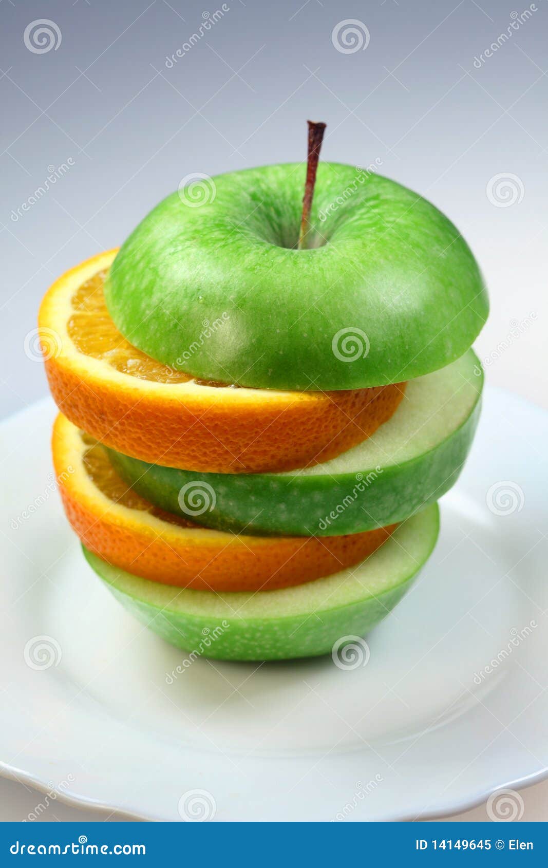 Fruit Orange and Apple in Pyramid Stock Image Image of medical