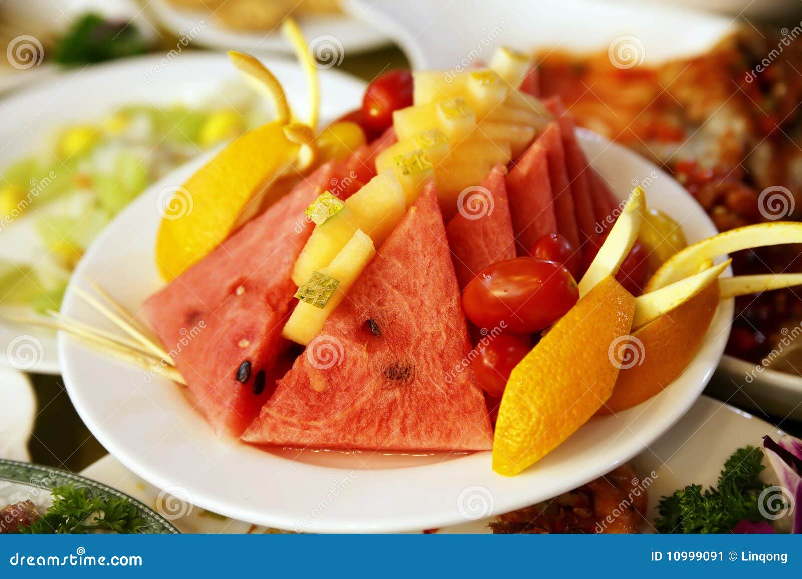 Fruit Platter Stock Image Image 10999091