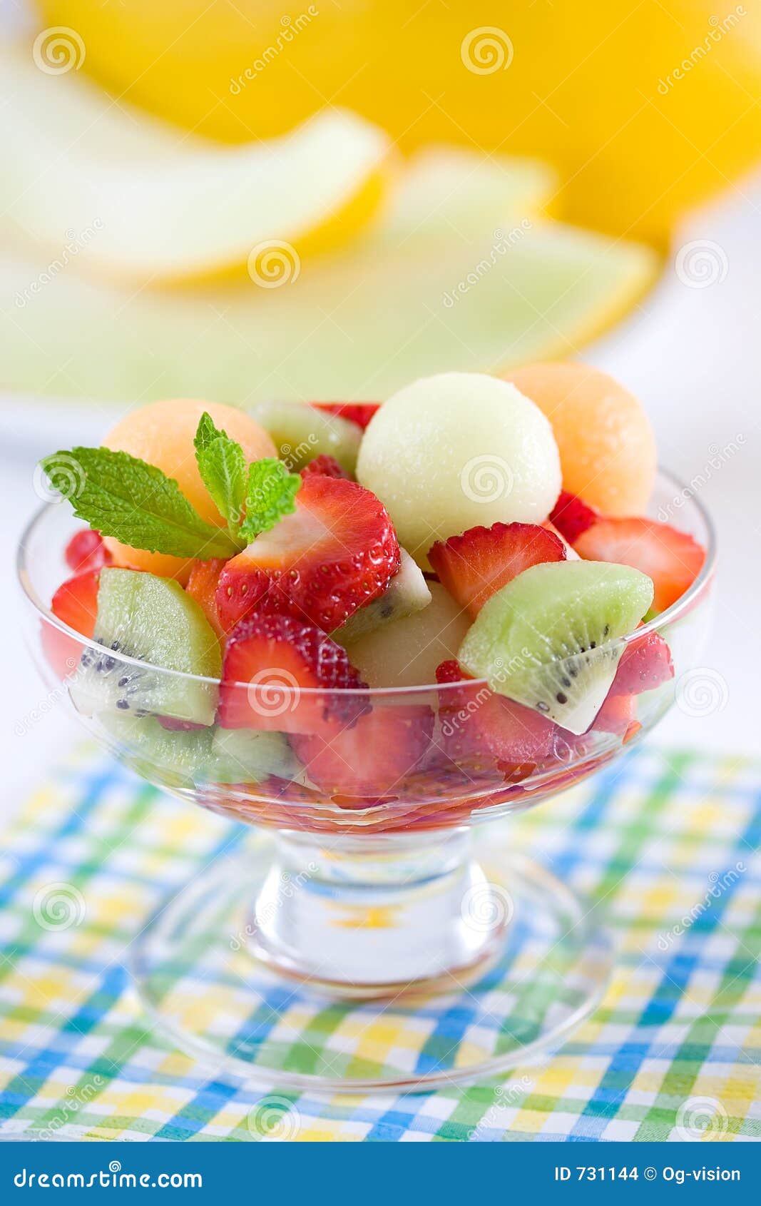 Fruit Salad stock photo. Image of calorie, honeydew, fruit 731144