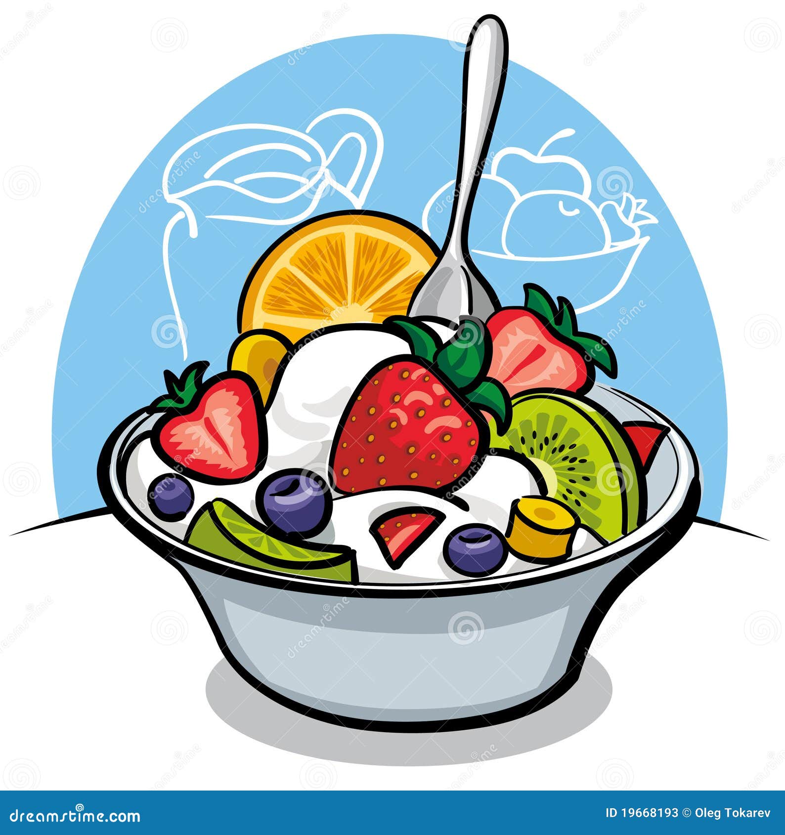 Cute Fruit Salad Clipart Images