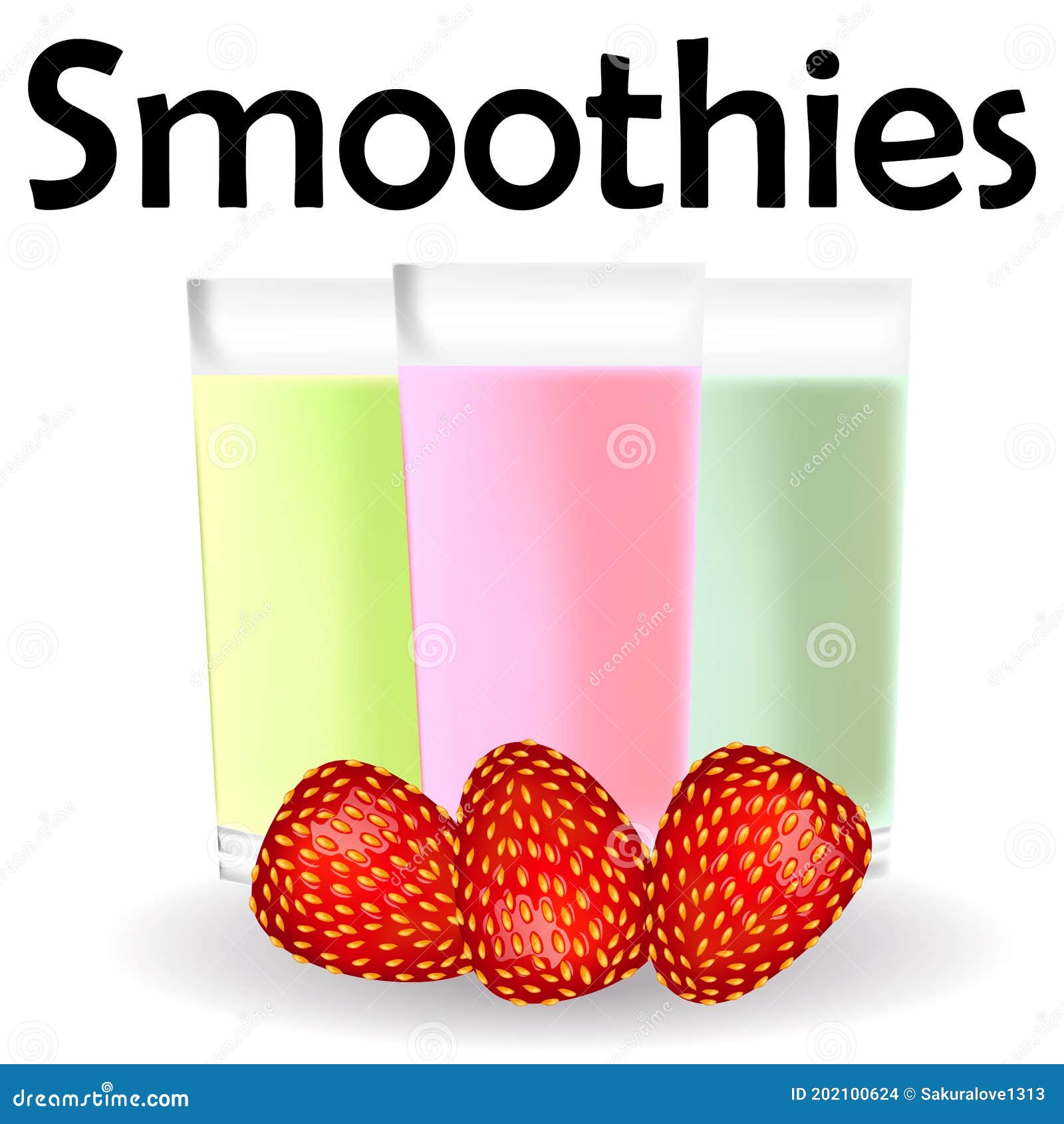 Fruit Smoothies Ads Kiwi And Berries Smoothie Cup With Fresh Fruit Isolated Stock Illustration 