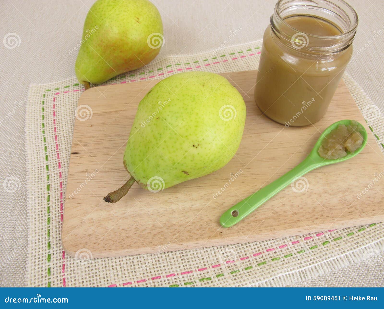 Fruit spread from pears stock image. Image of homemade 59009451