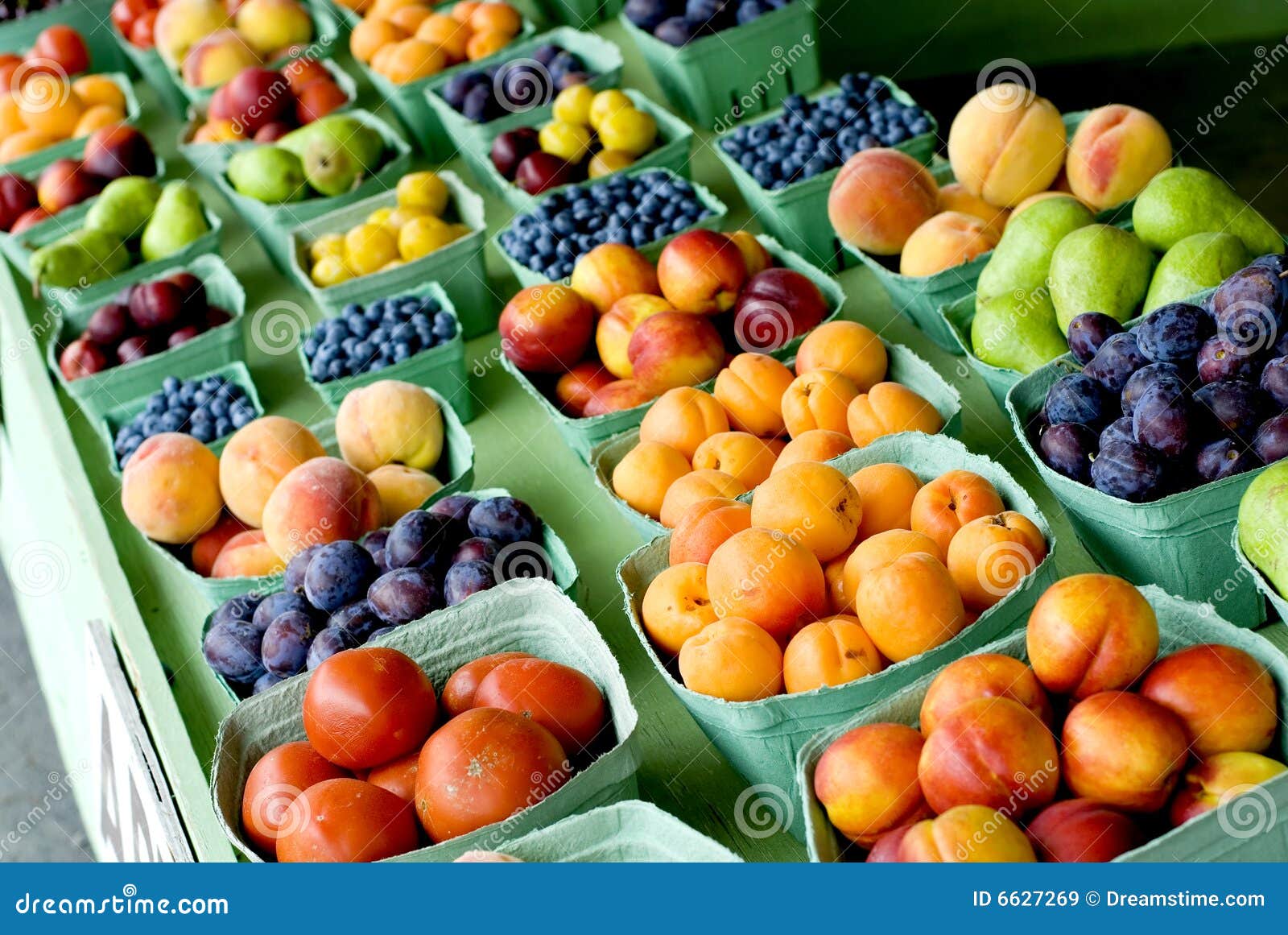 Fruit Stand stock image. Image of fruit, cherry, grocery 6627269