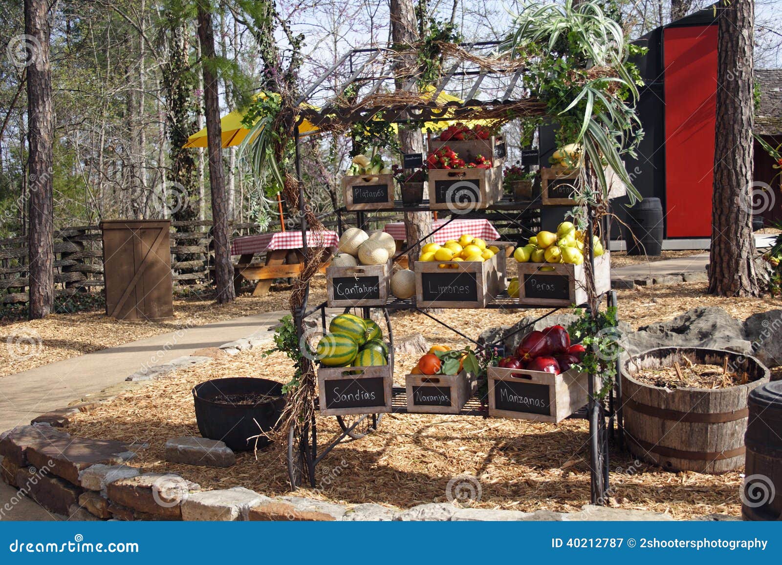 Fruit Stand Stock Photo Image 40212787