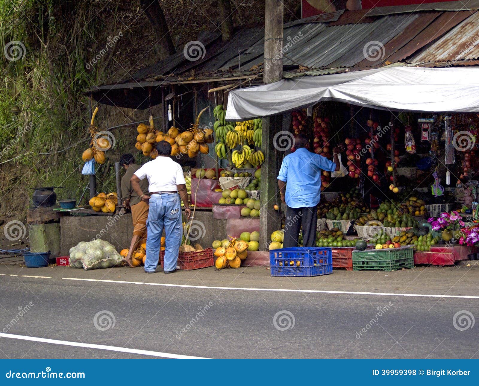 Fruit Stand at the Roadside Editorial Stock Photo Image of peak