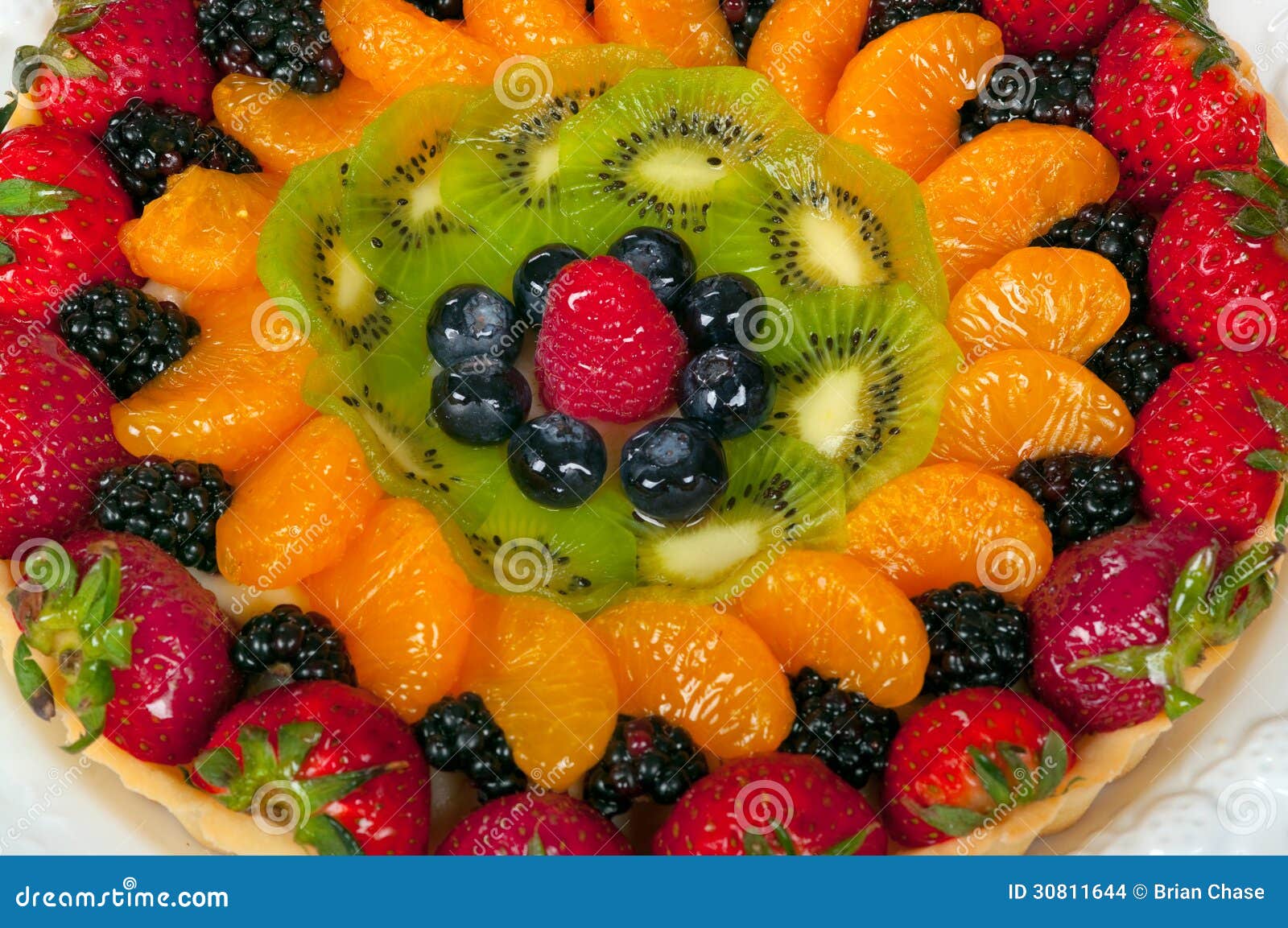 Fruit Tart stock photo. Image of mandarin, strawberry 30811644