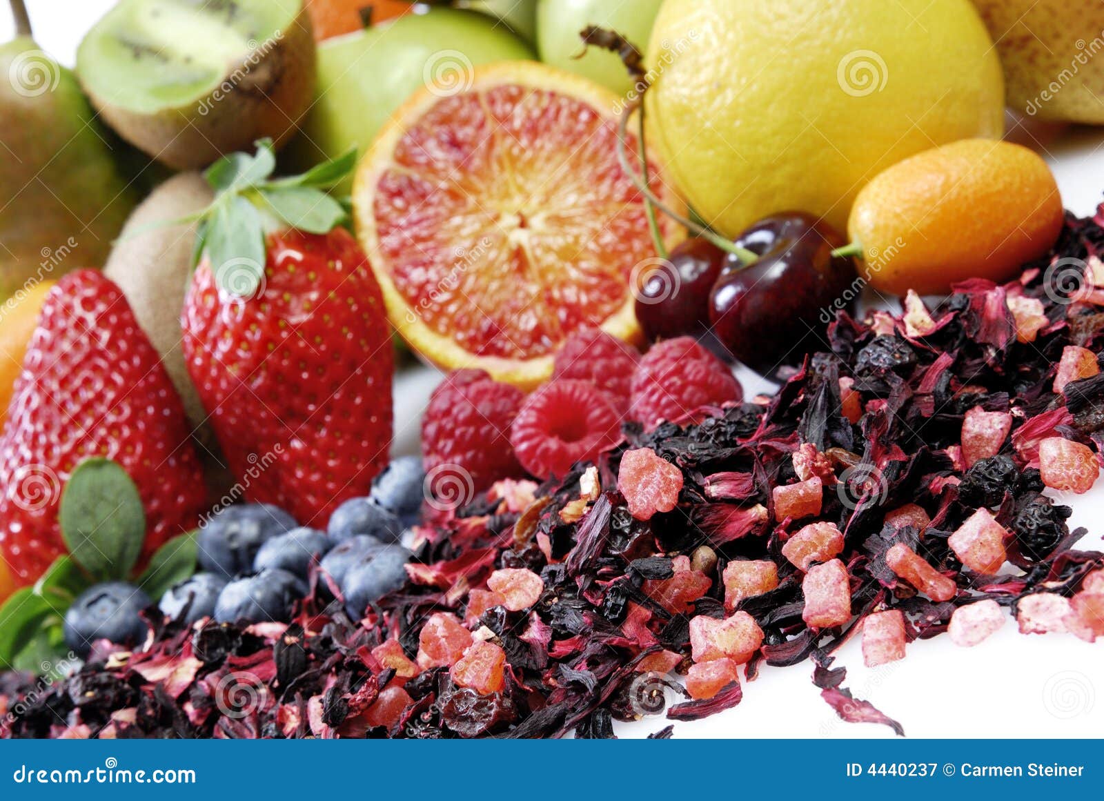 Fruit tea stock image. Image of mixture, strawberry, diet 4440237