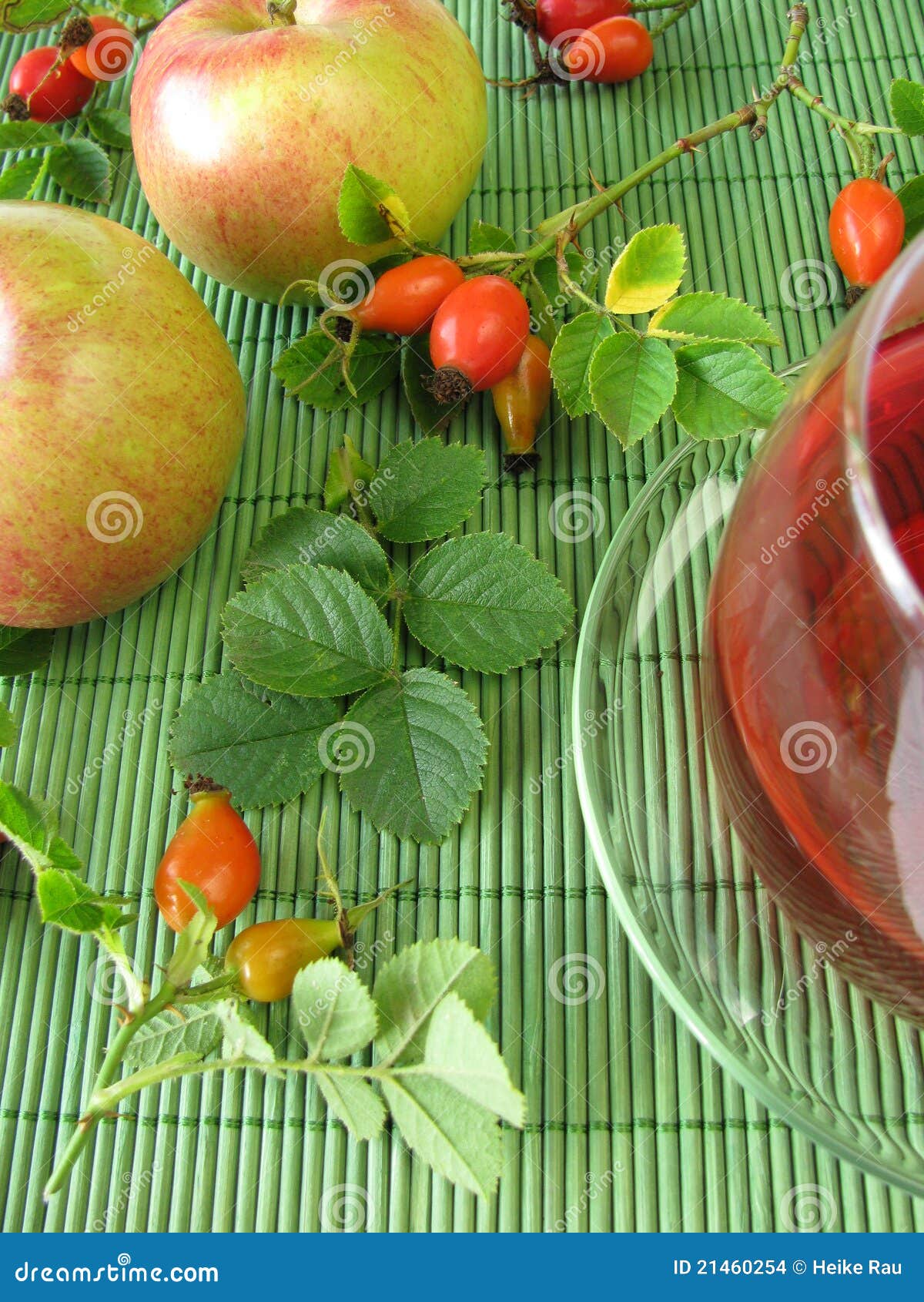 Fruit Tea with Rose Hips and Apples Stock Photo Image of breakfast, drink 21460254
