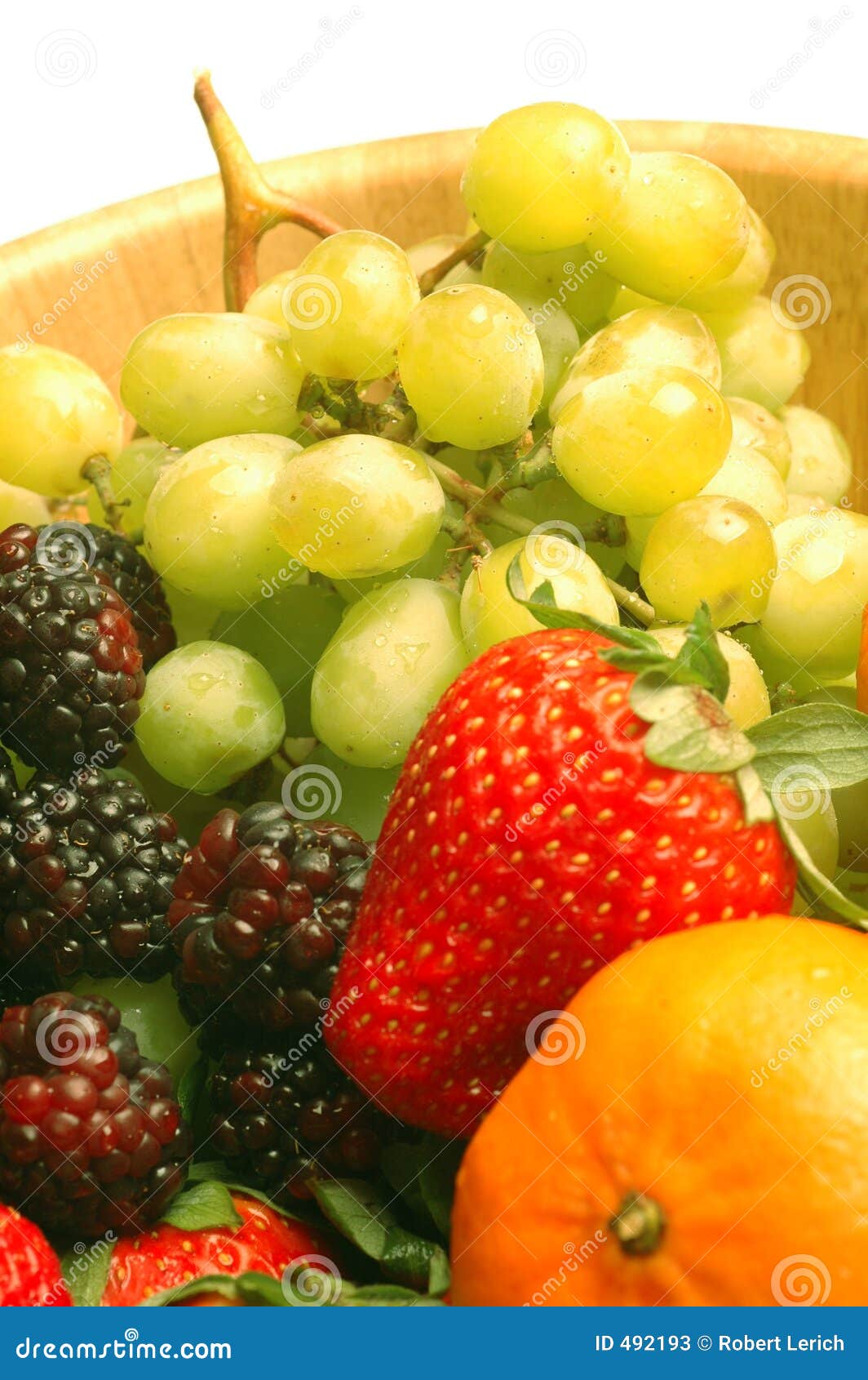 Fruit Variety Grapes Strawberry Raspberry Stock Image Image of macro