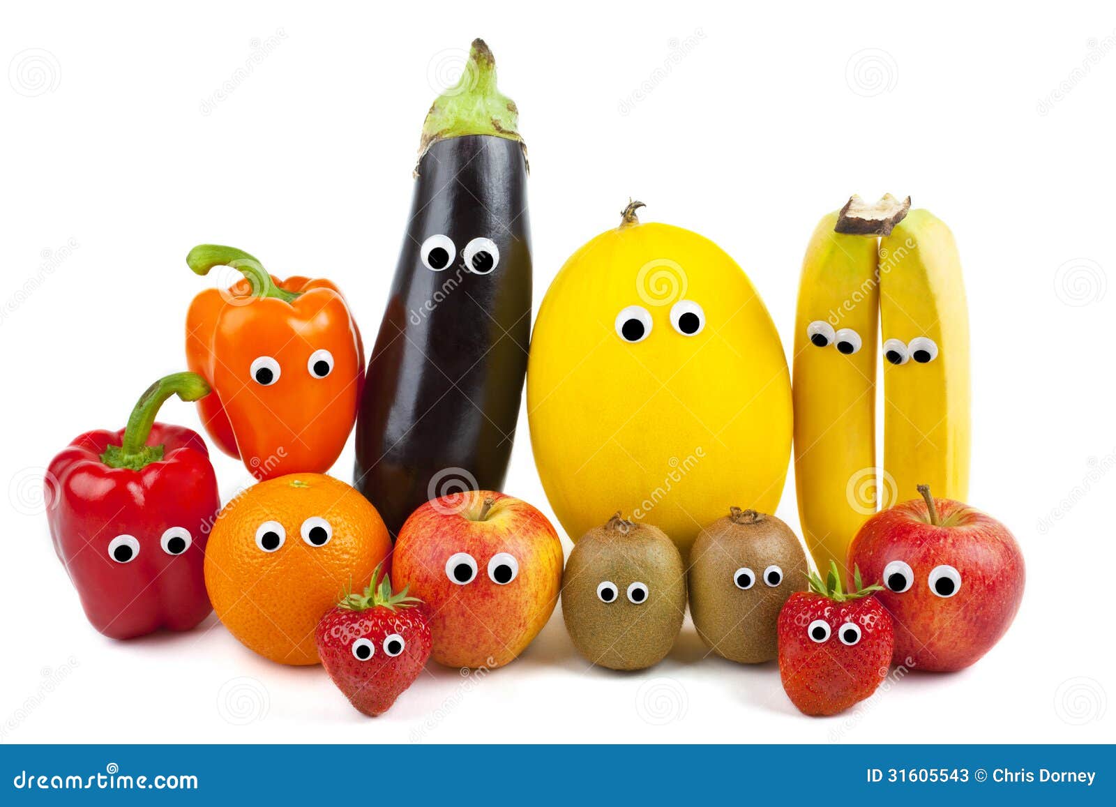 Fruit and Vegetable Family stock image. Image of fruits 31605543