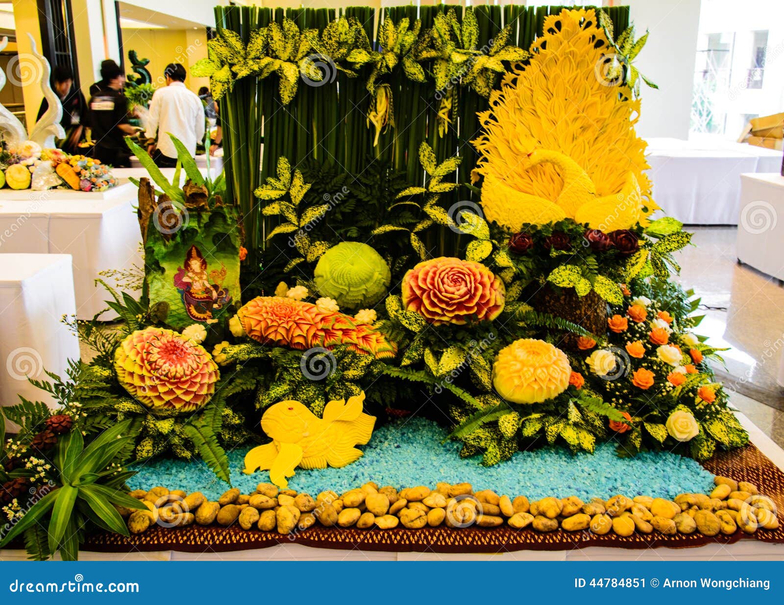 Fruit and Vegetable Show Carving Editorial Photo Image of fruit