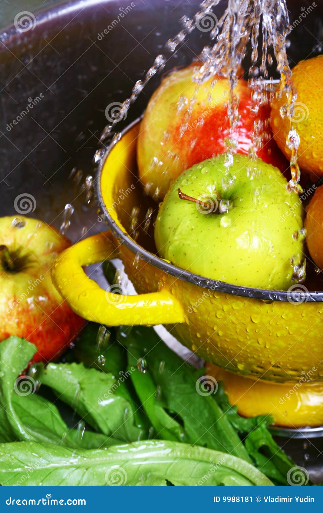 Fruit washing stock image. Image of flow, clean, shower 9988181