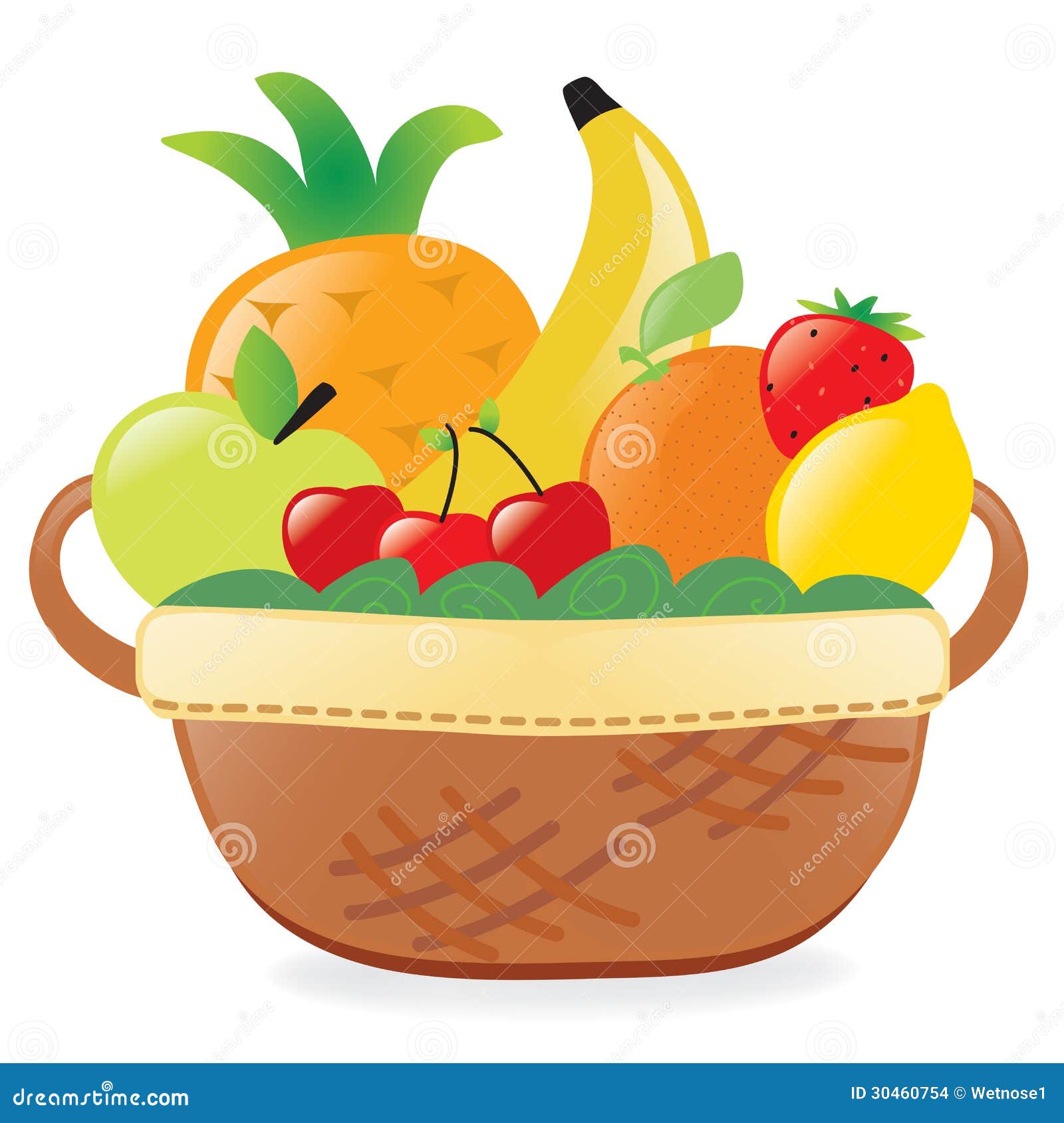 clipart basket of fruits - photo #17