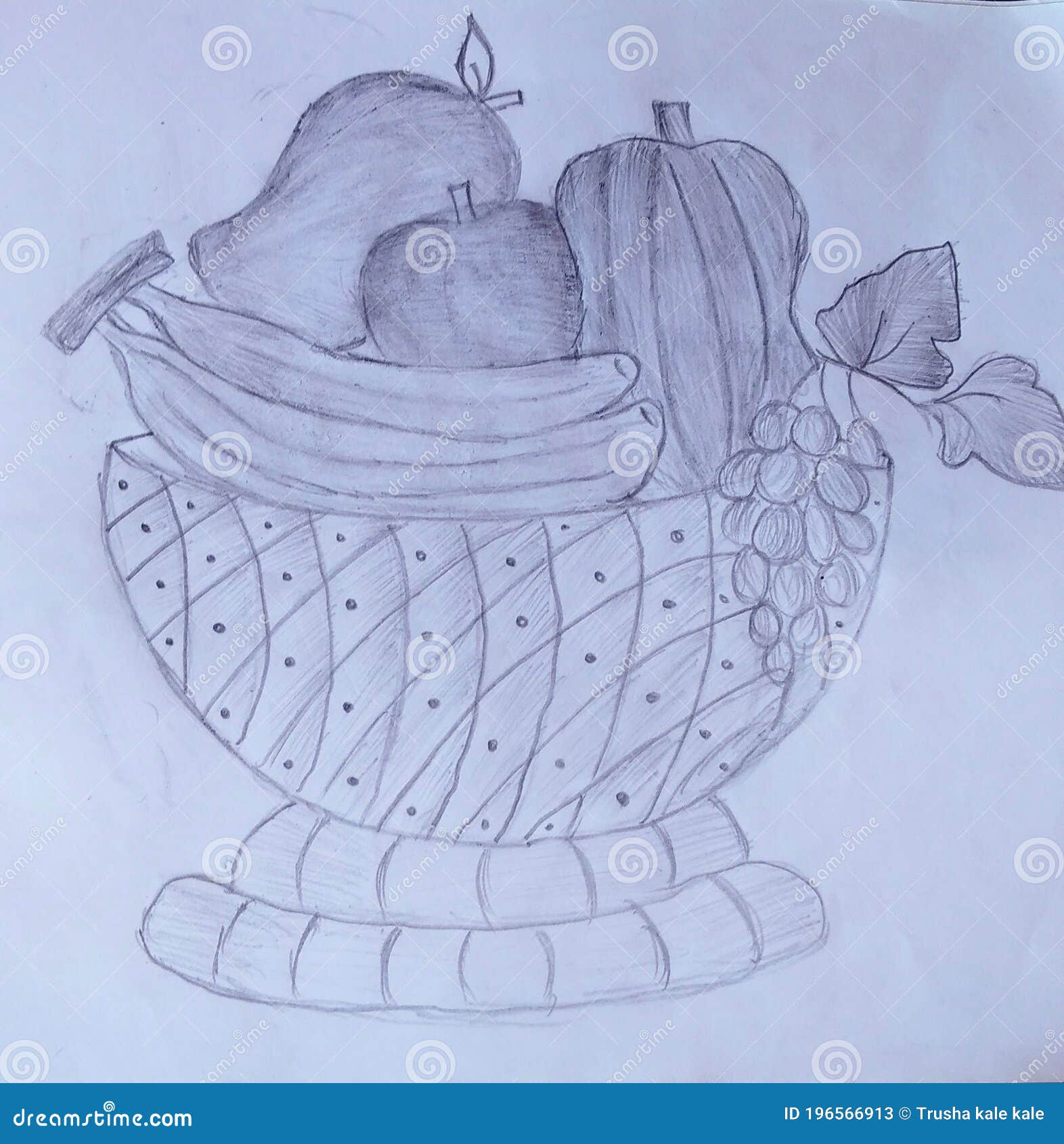 How to draw a fruit basket step by step - YouTube-saigonsouth.com.vn