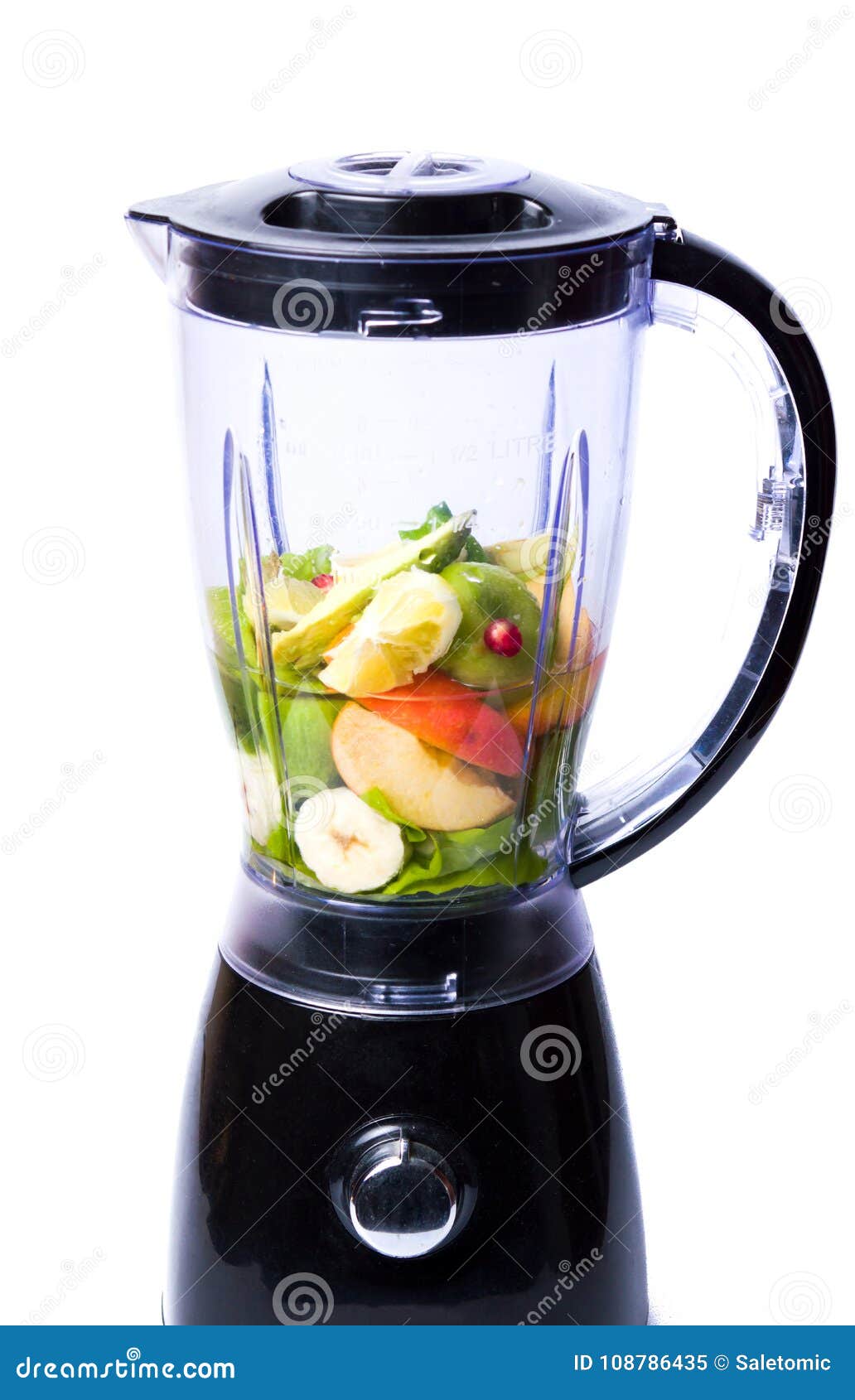 Fruits in a Blender for Making a Smoothie Stock Image - Image of kiwi