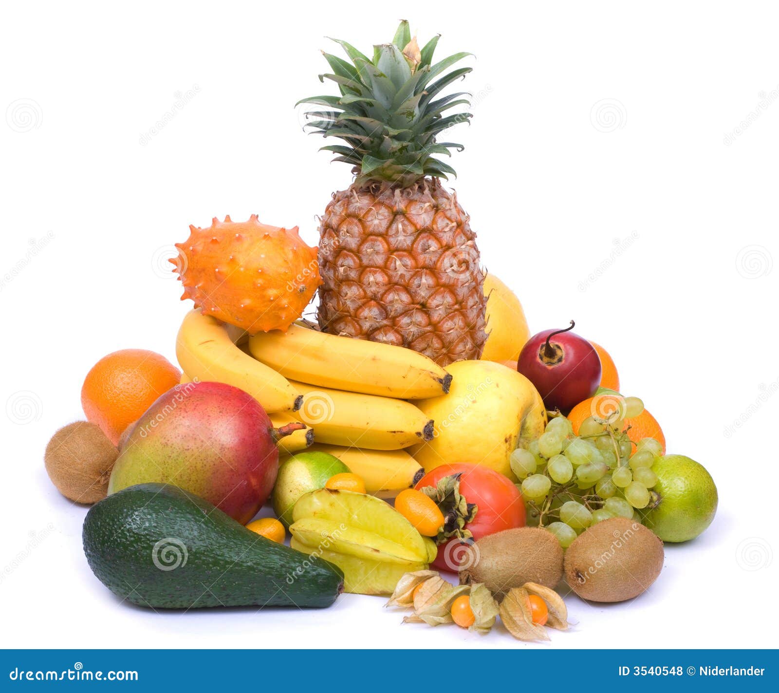 Fruits exotiques photo stock. Image du ingrédients, sain 3540548