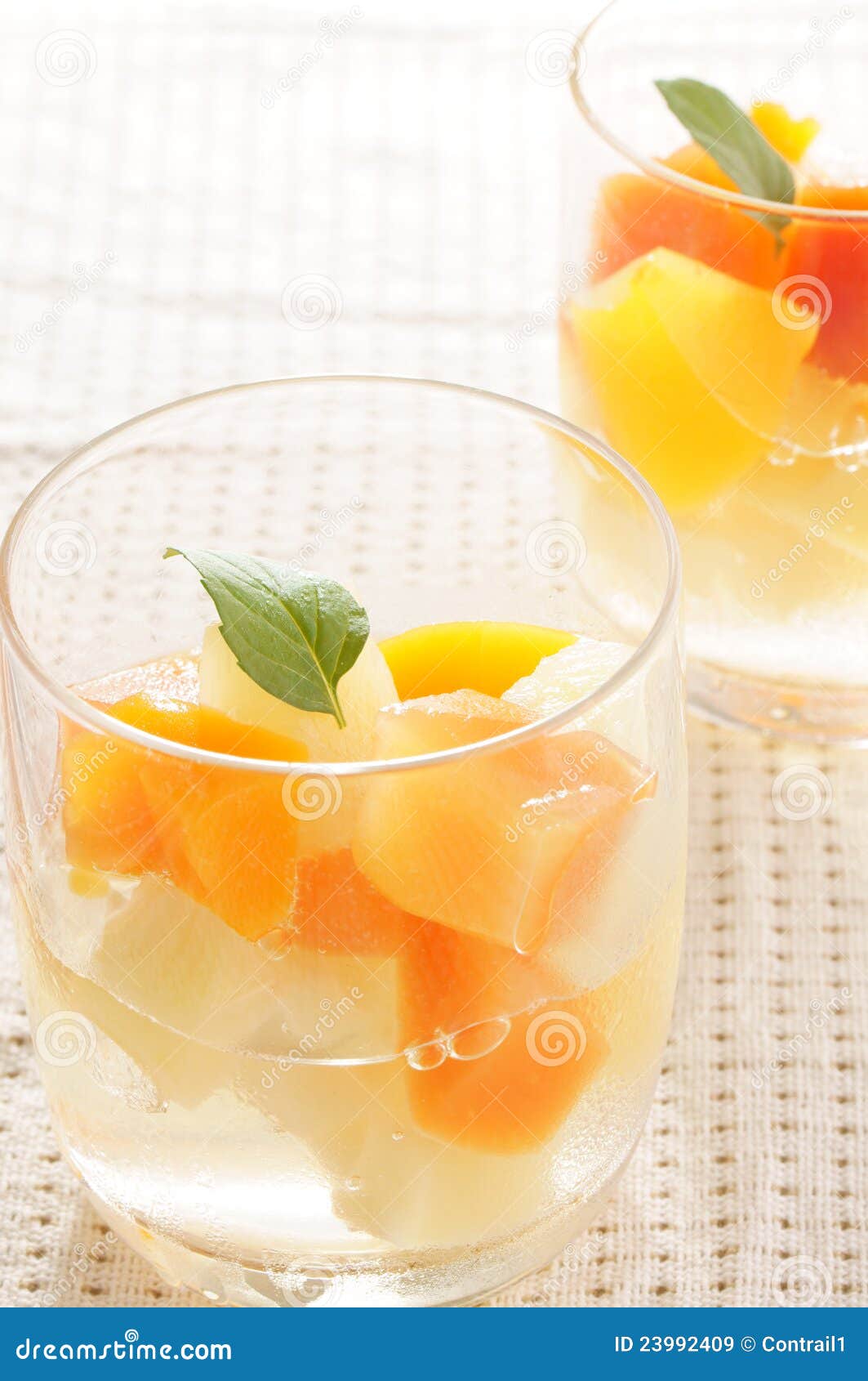 Fruits Jelly stock image. Image of sweet, mint, freshness 23992409