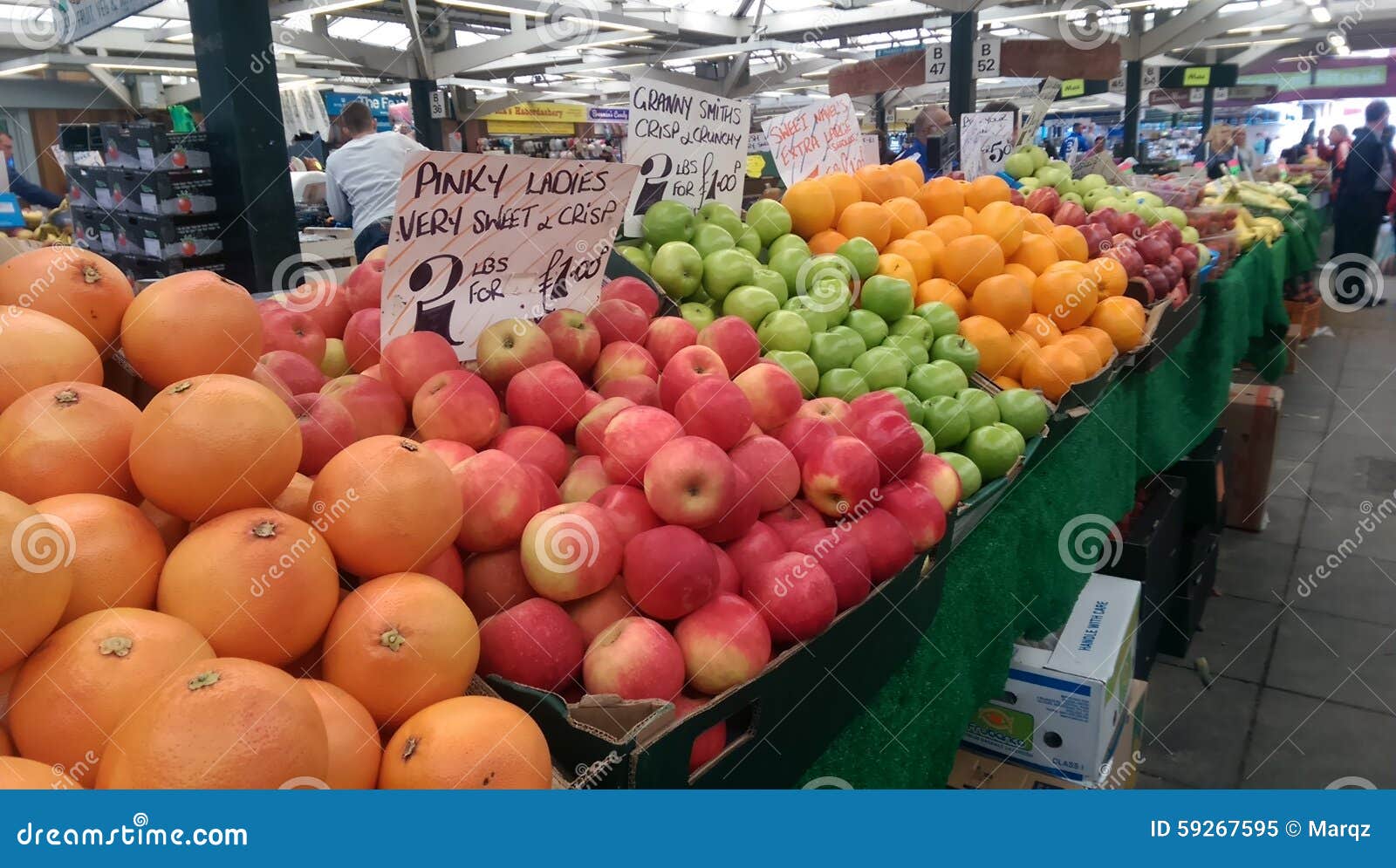 Fruits at local market stock image. Image of apples, fruits 59267595