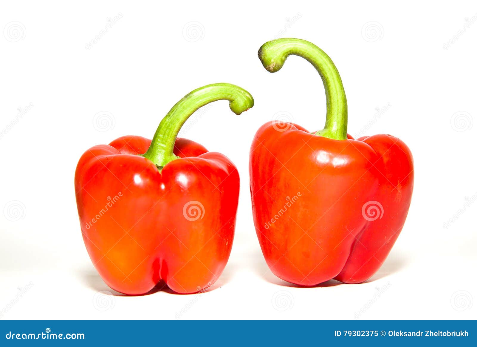The Fruits of Red Paprika Pepper on White Stock Image Image of diet