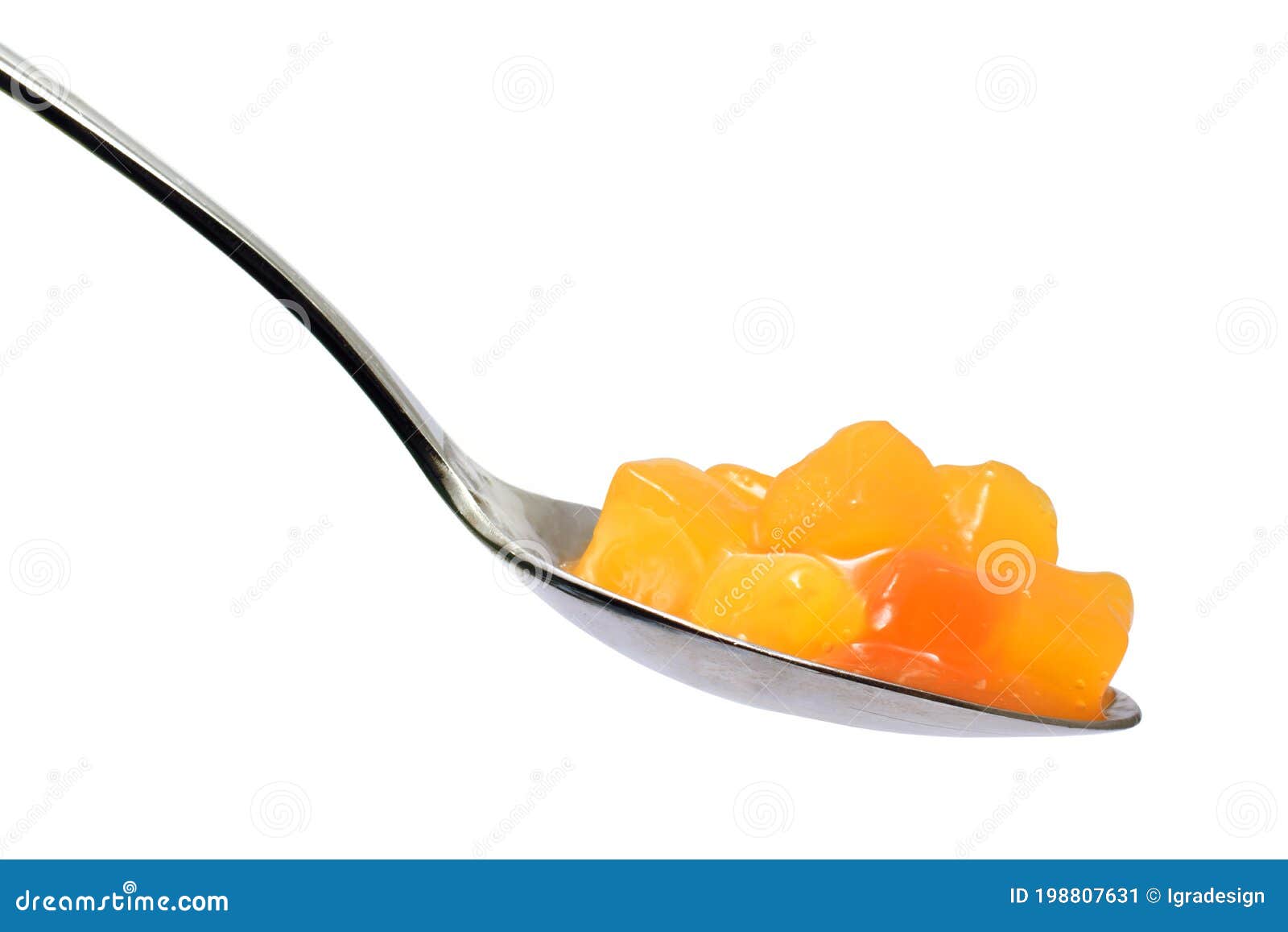 Cooked Sugar Fruits in Spoon Stock Image Image of delicious, healthy