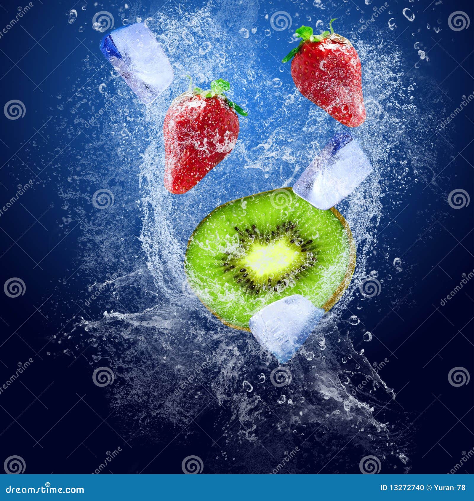 Fruits under water stock photo. Image of freshness, bright 13272740