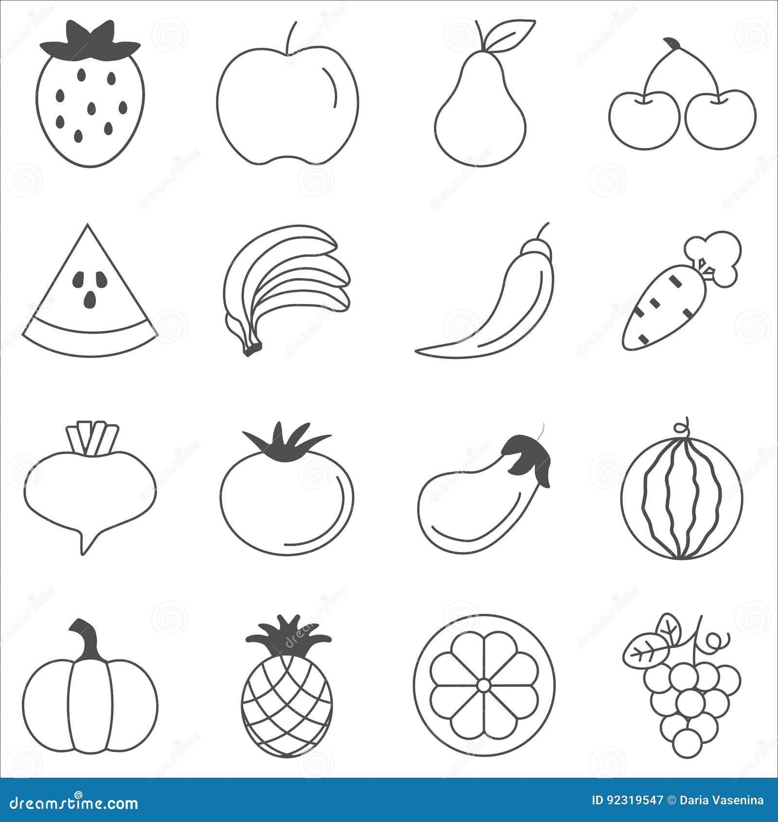 Grape ripe vegetable Edible vegetable fruit Hand drawing outline Sketch  isolated on a white background Vector Stock Vector Image  Art  Alamy