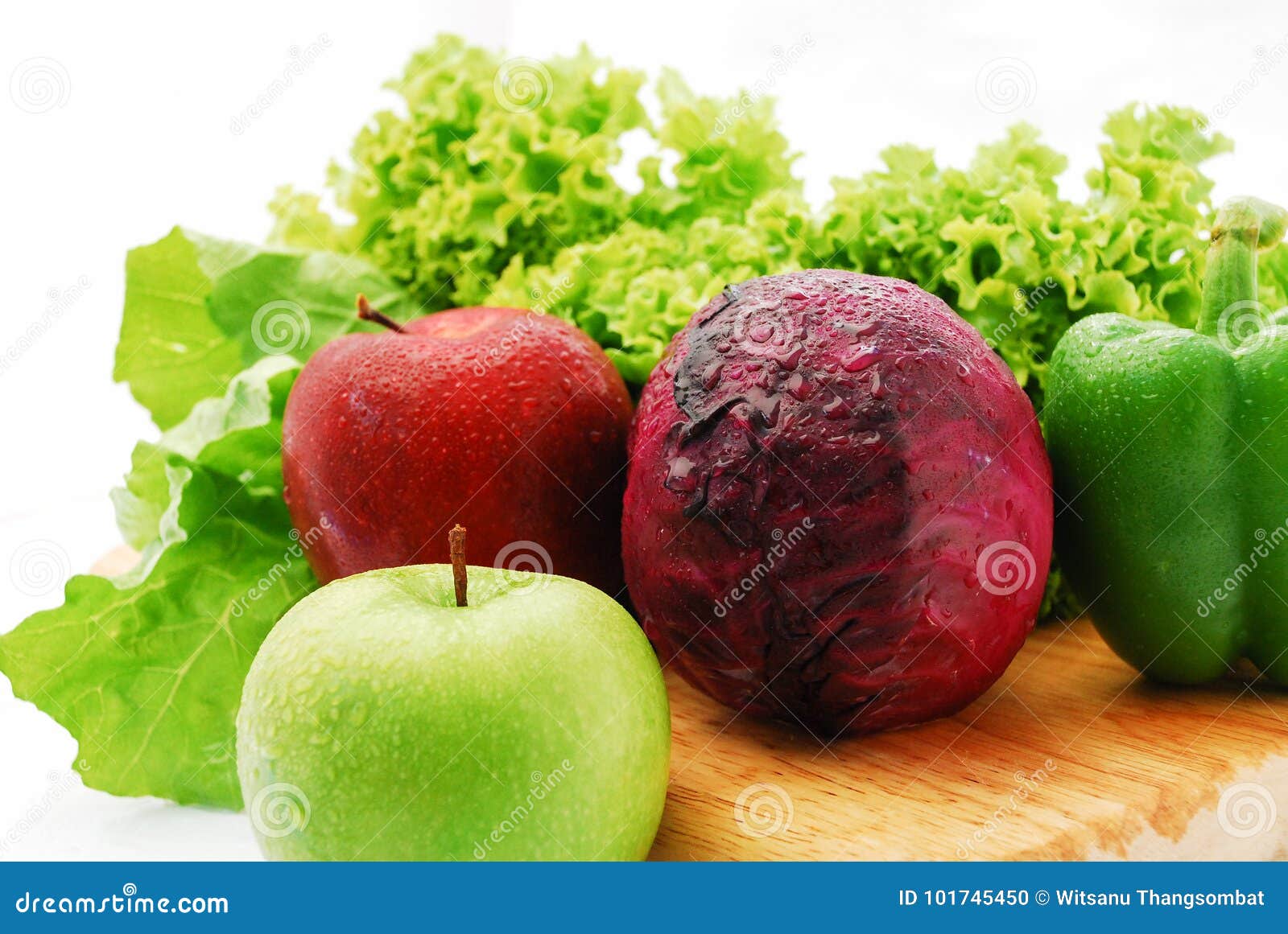 Fruits and Vegetables on a White Background Stock Photo Image of green, fruits 101745450