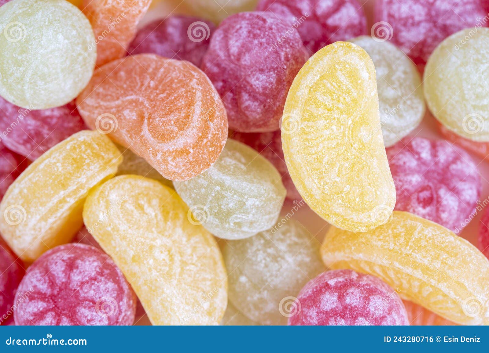 Fruity Hard German Candies, Colorful Fruity Candies Stock Photo Image