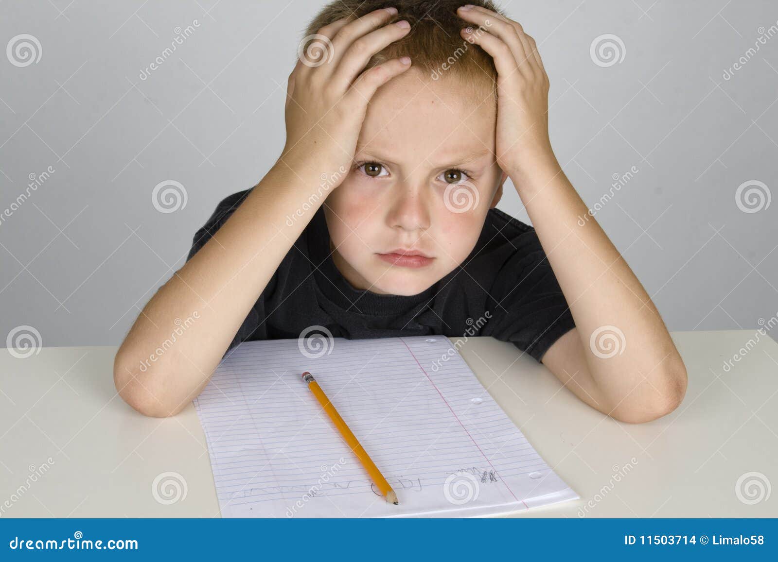 Frustrated with kids homework