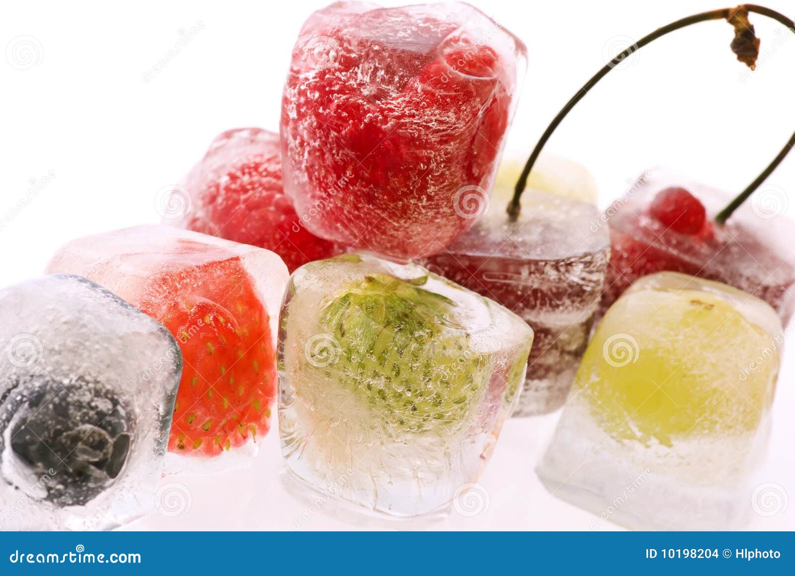 Fruta congelada foto de archivo. Imagen de verde, vitaminas - 10198204