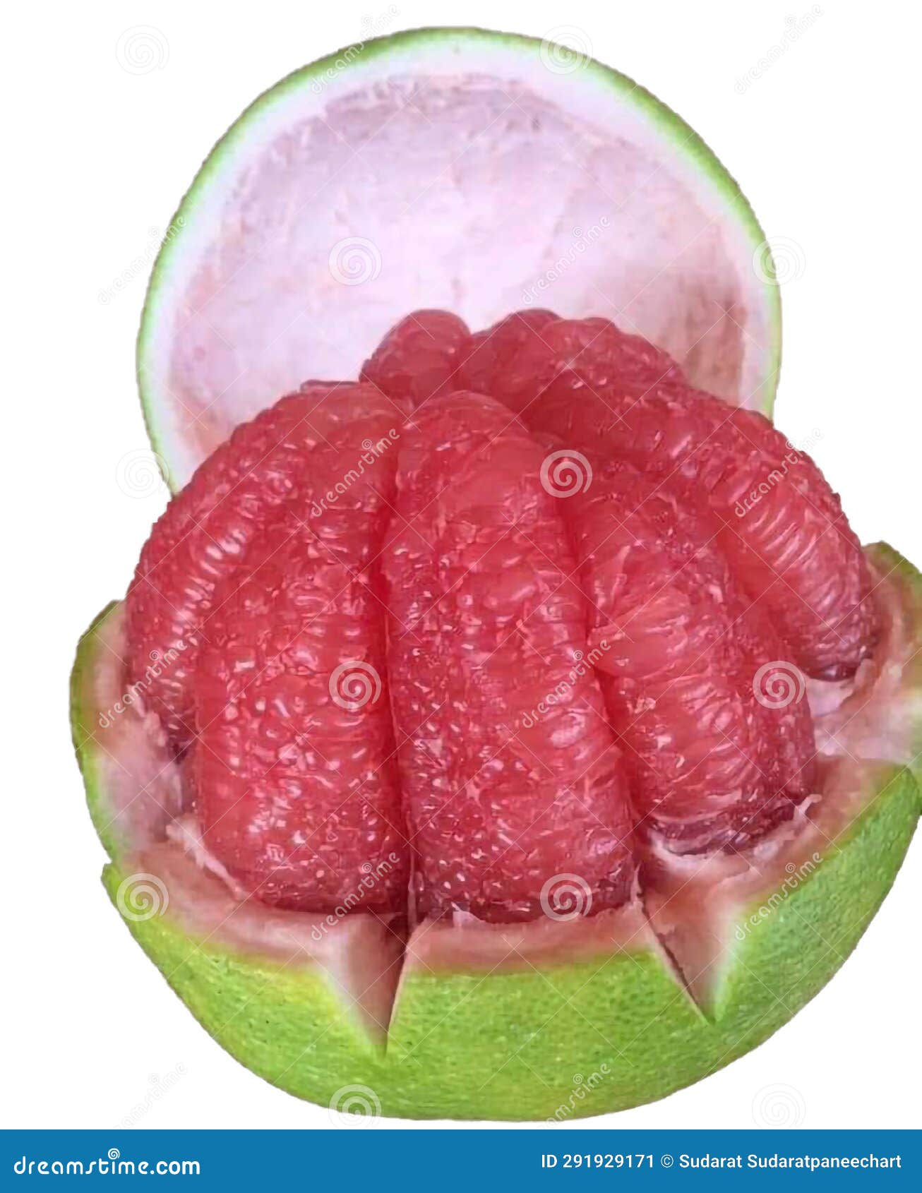 Fruta Pomelo Blanco Pomelo Rojo Pomelo Thai Sabor Dulce Y Amargo Imagen de archivo Imagen de