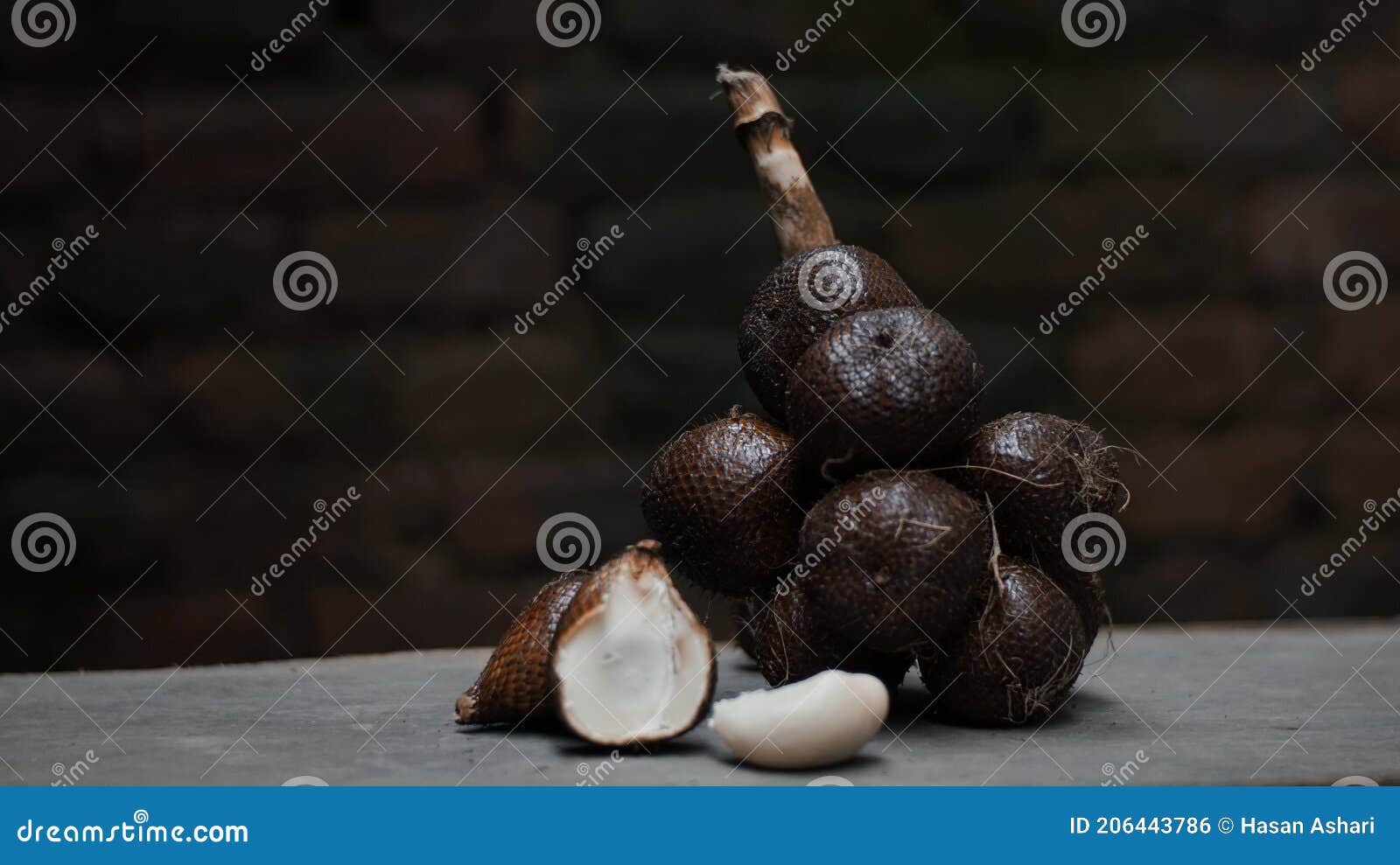 Fruta Salada Sobre Tablas De Madera Foto de archivo Imagen de