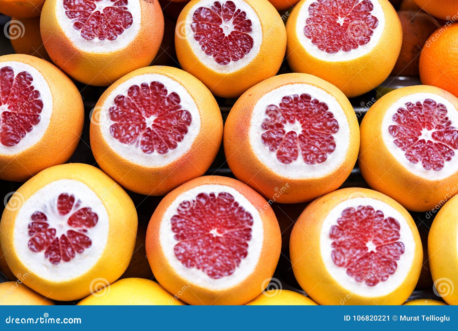 Frutas del pomelo en venta imagen de archivo. Imagen de ingrediente