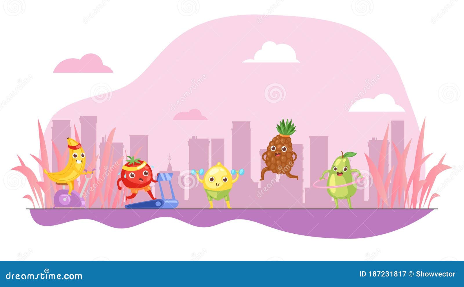 Frutas Divertidas Deporte Colorido Concepto De Fondo Rosado Estilo De Vida Saludable Comer Estilo De Dibujos Animados Vector Ilustración del Vector - Ilustración de deporte, arte: 187231817 Frutas Divertidas Deporte Colorido Concepto De Fondo Rosado Estilo De Vida Saludable Comer Estilo De Dibujos Animados Vector Ilustración del Vector - Ilustración de deporte, arte: 187231817