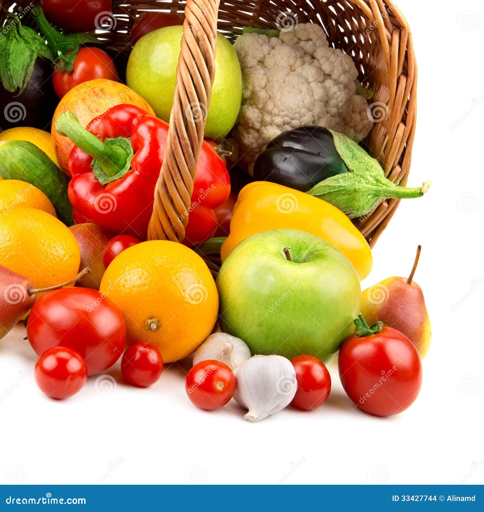 Frutas e legumes num cesto foto de stock. Imagem de cesta - 33427744, image size:1600x1690