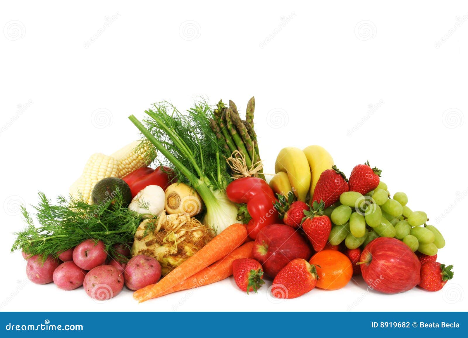 Frutta e verdure fresche fotografia stock. Immagine di radice - 8919682