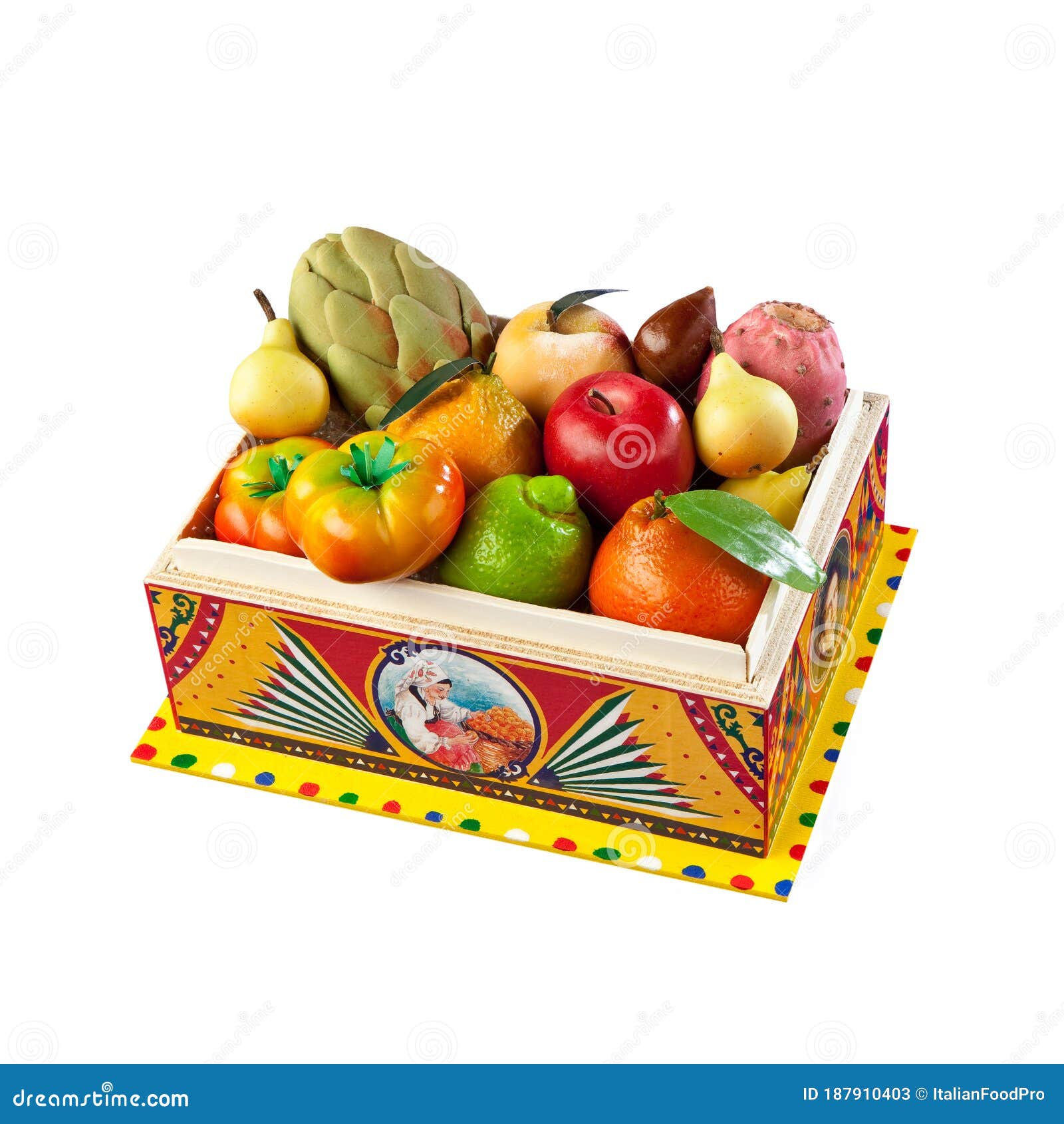 `frutta martorana` marzipan sweets box